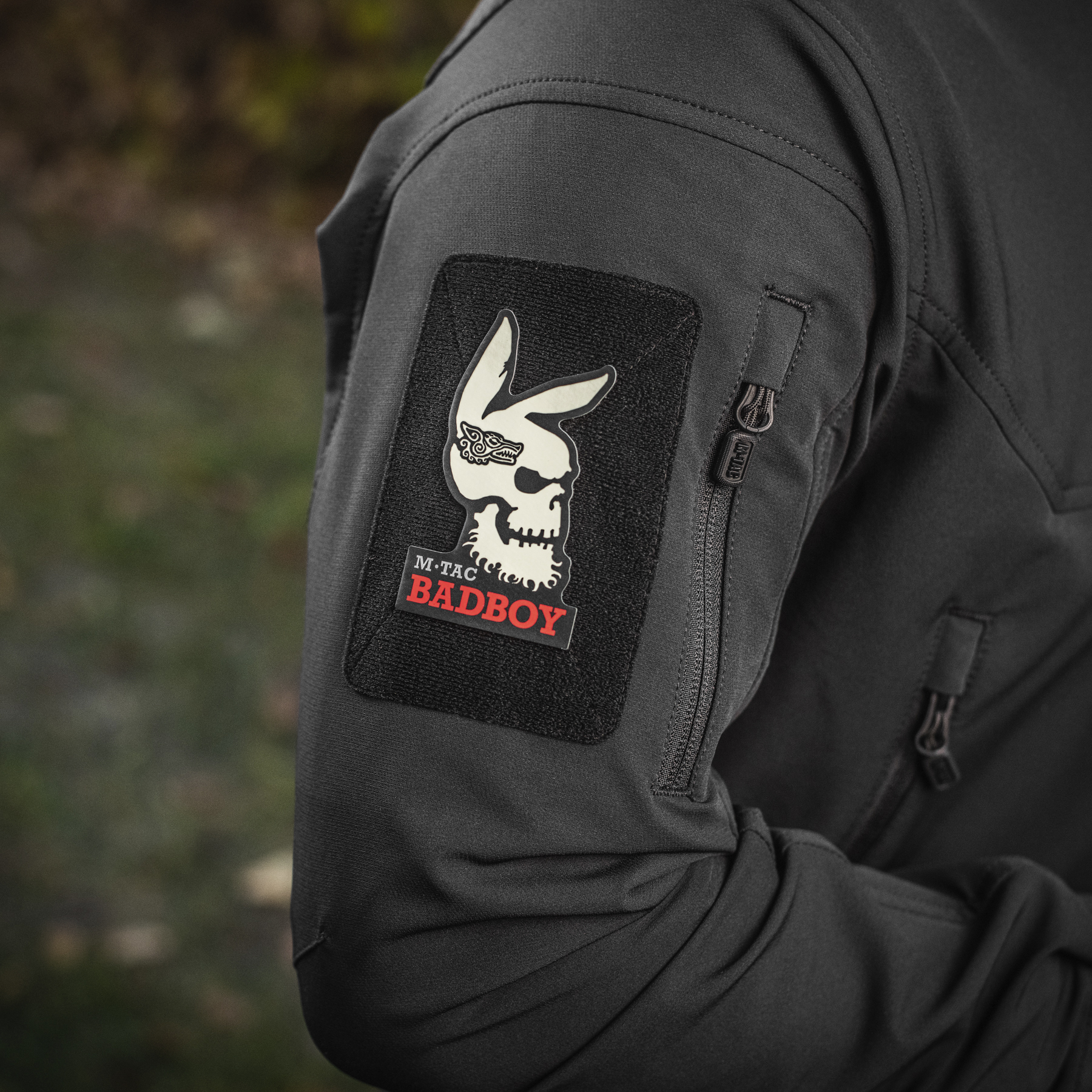 M-Tac нашивка Bad Boy (tattoo) Black/GID — 8