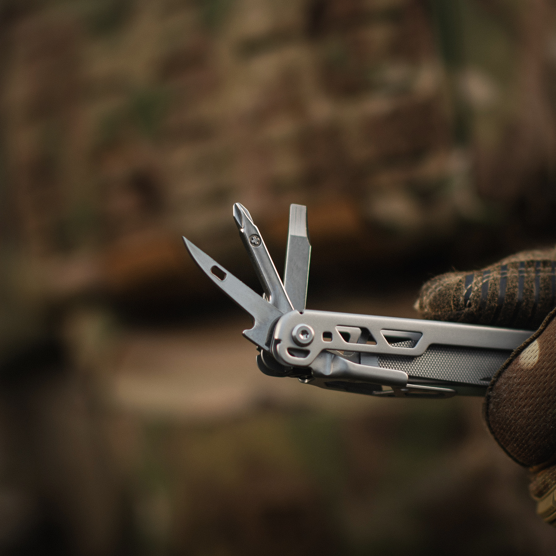 M-Tac мультитул Type 12 Steel/Damascus — 38