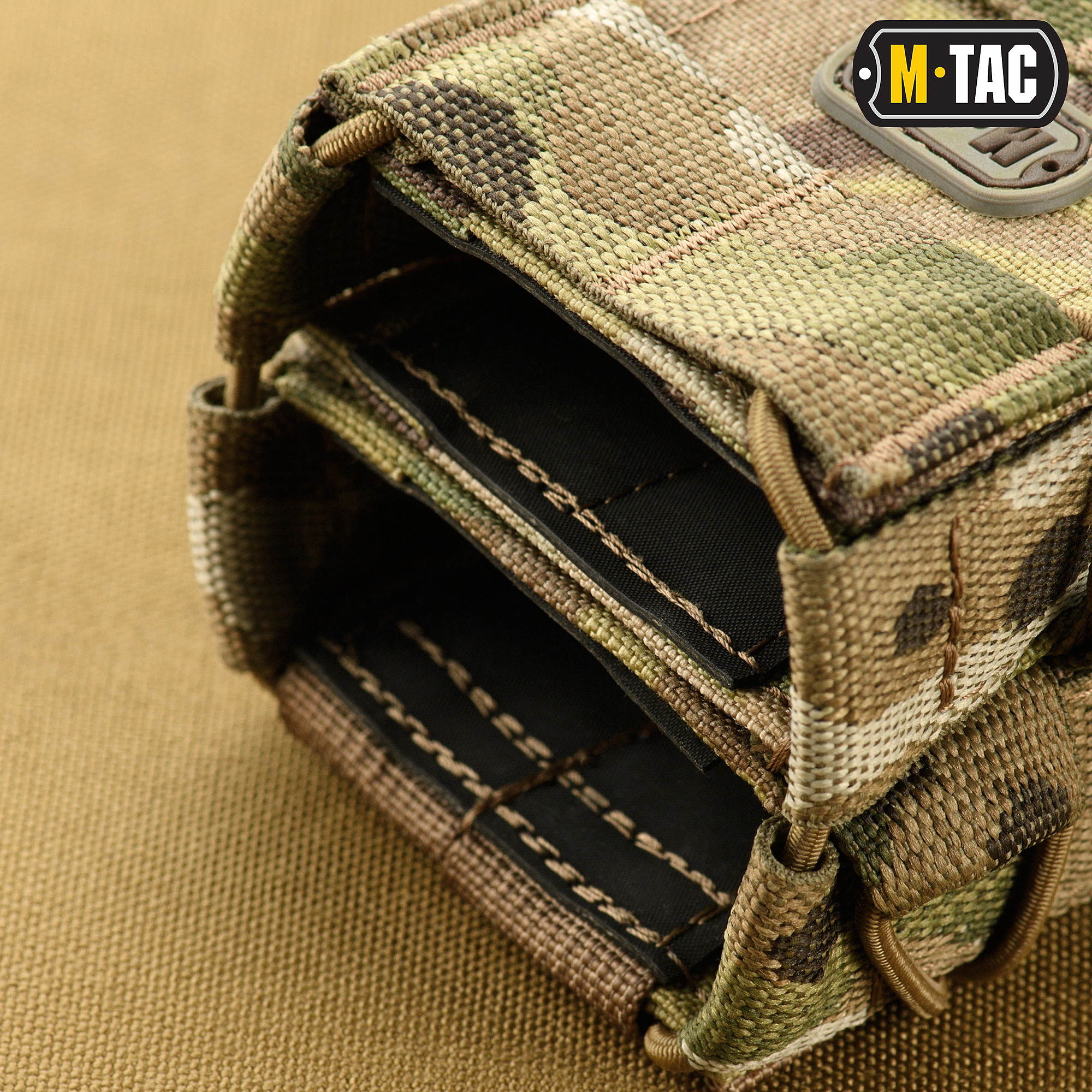 M-Tac подсумок для АК открытый двойной Gen.3 Multicam — 11
