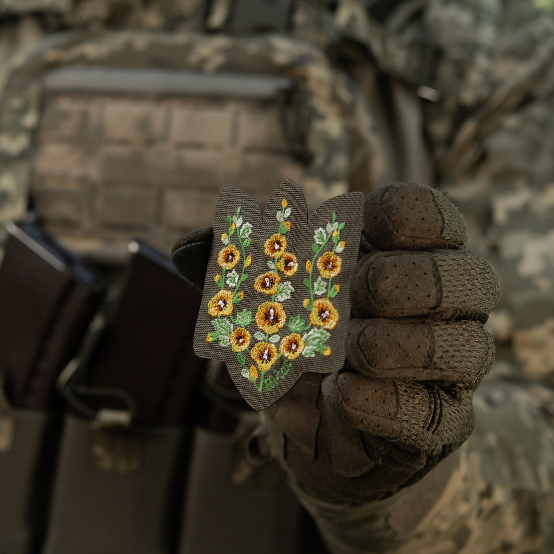 M-Tac нашивка Тризуб Мальви (вишивка) Ranger Green — 10