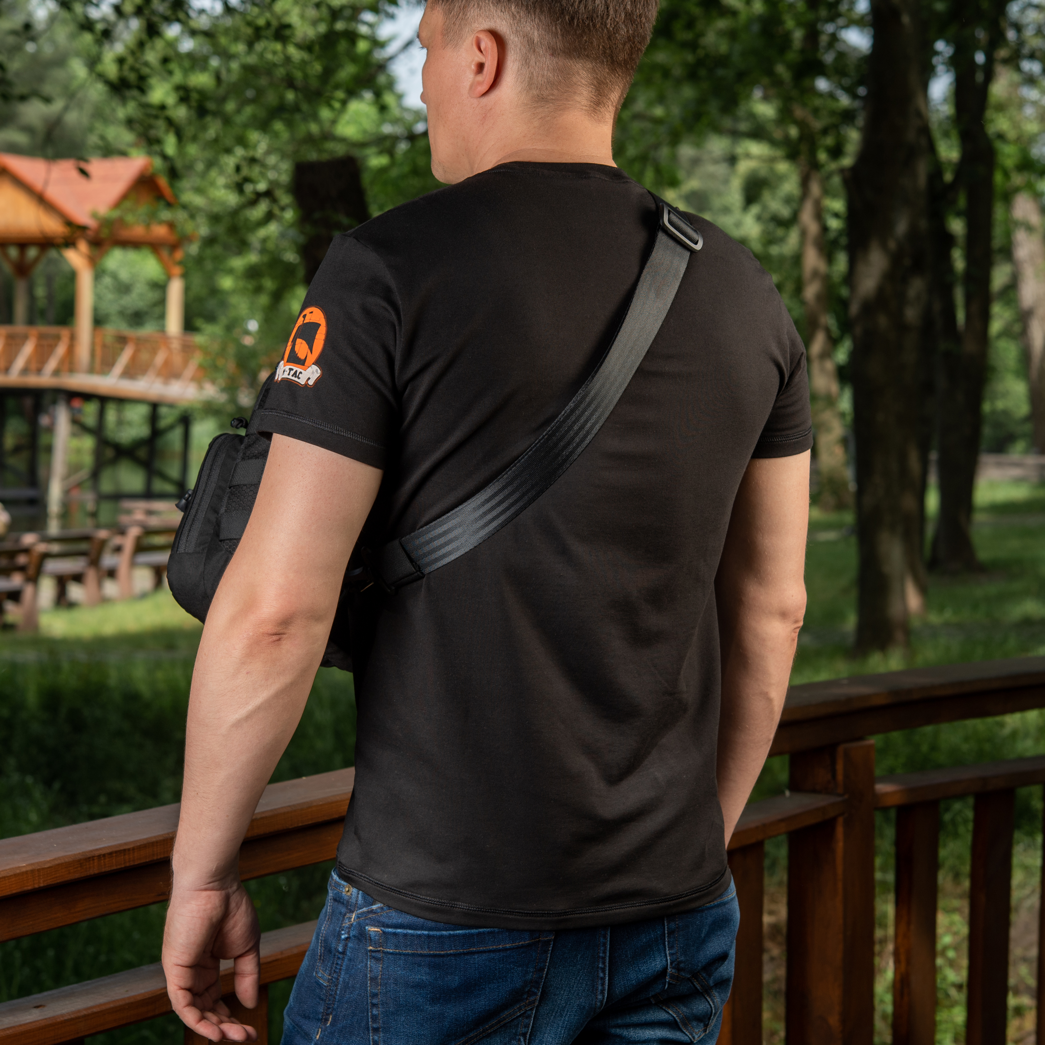M-Tac сумка Cross Bag Elite Hex Black — 11
