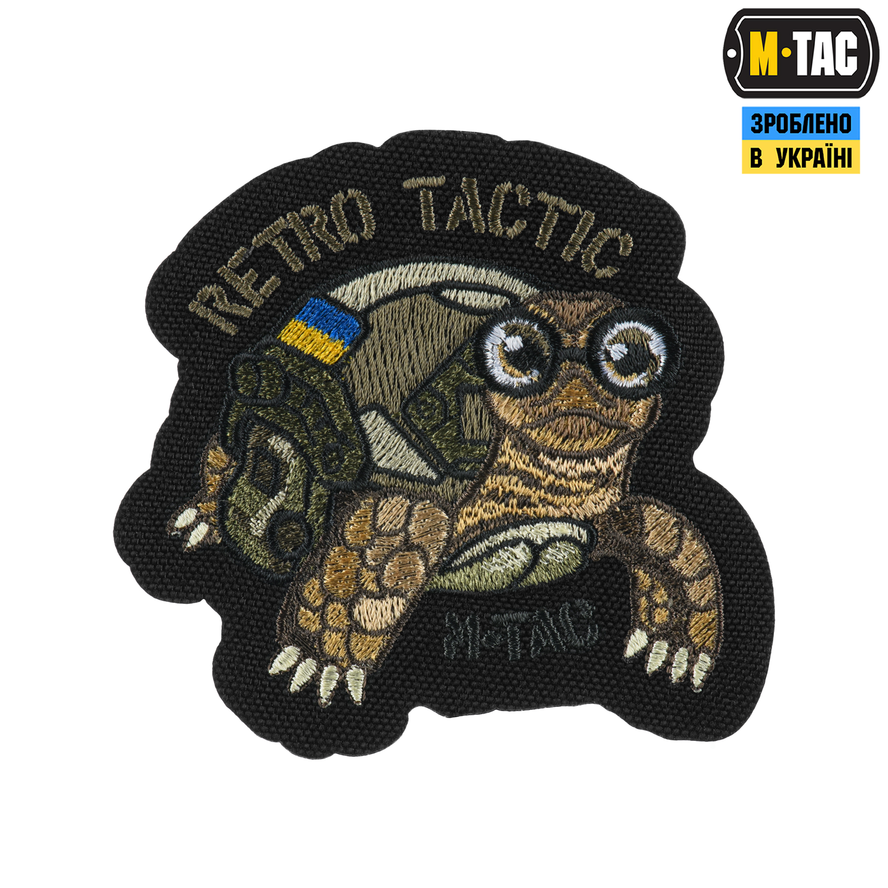 M-Tac нашивка Retro Tactic (вышивка) Black — 2