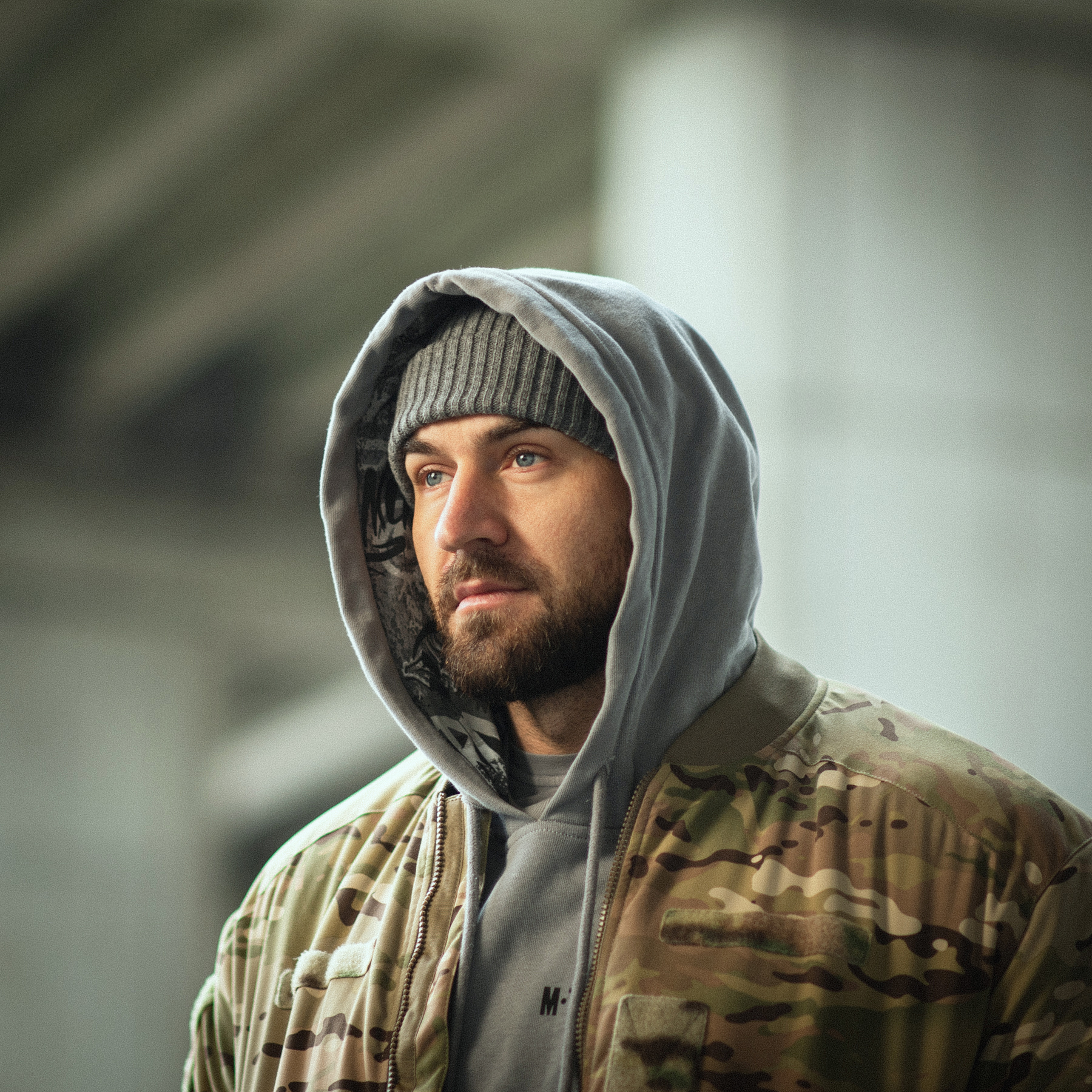 M-Tac шапка вязаная 100% акрил Grey — 18