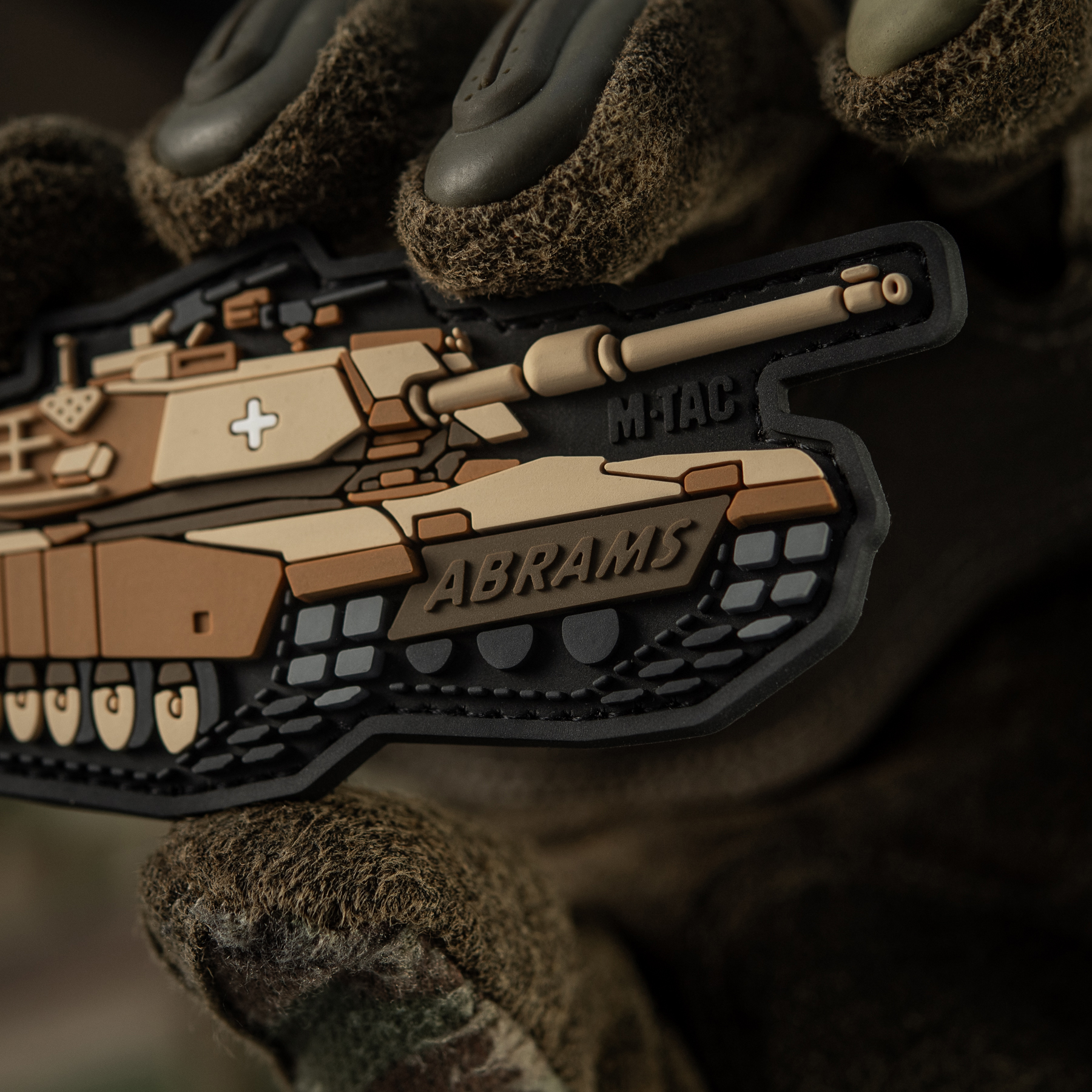 M-Tac нашивка ABRAMS (PVC) coyote — 9