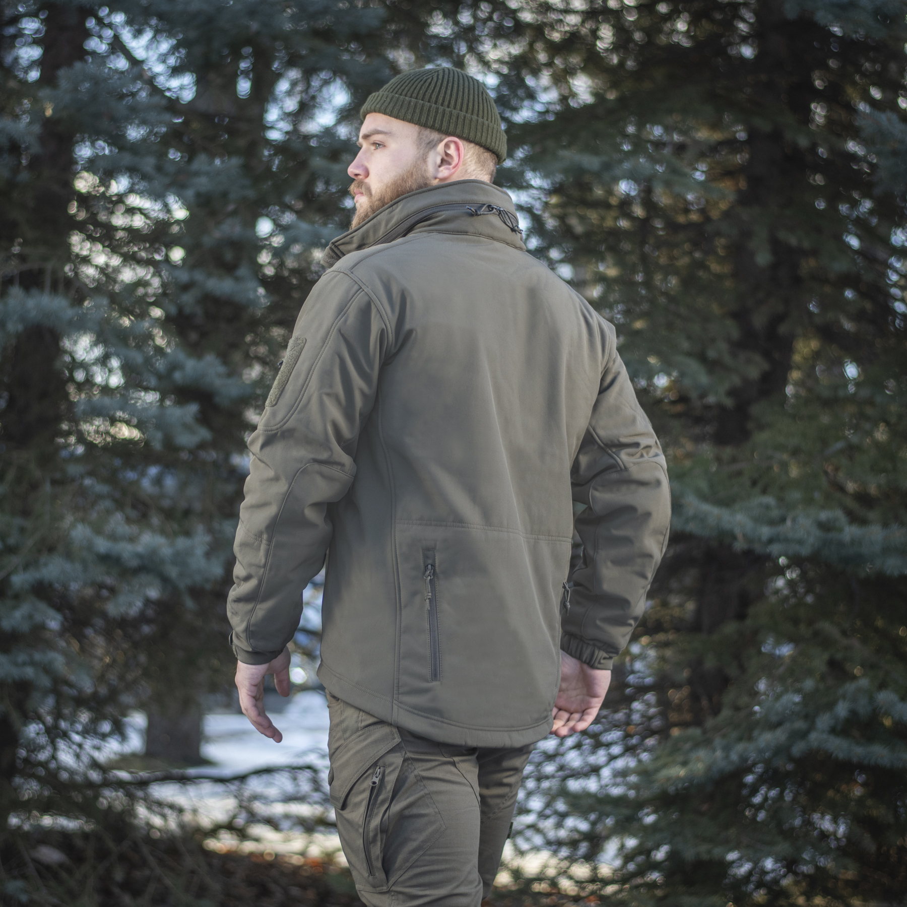 M-Tac куртка Soft Shell с подстежкой Olive — 19