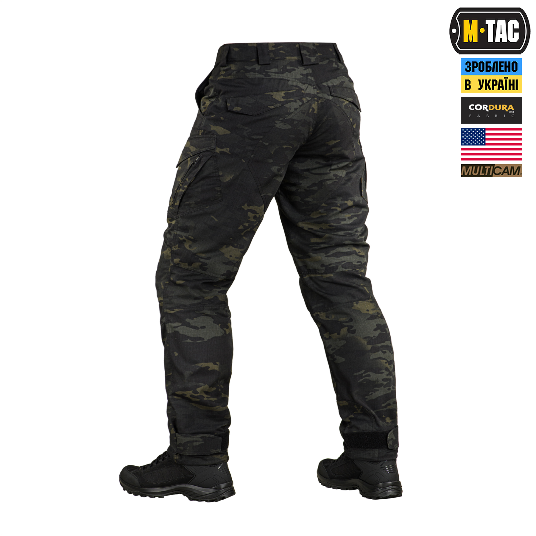 M-Tac брюки Aggressor Elite NYCO Extreme Multicam Black — 5