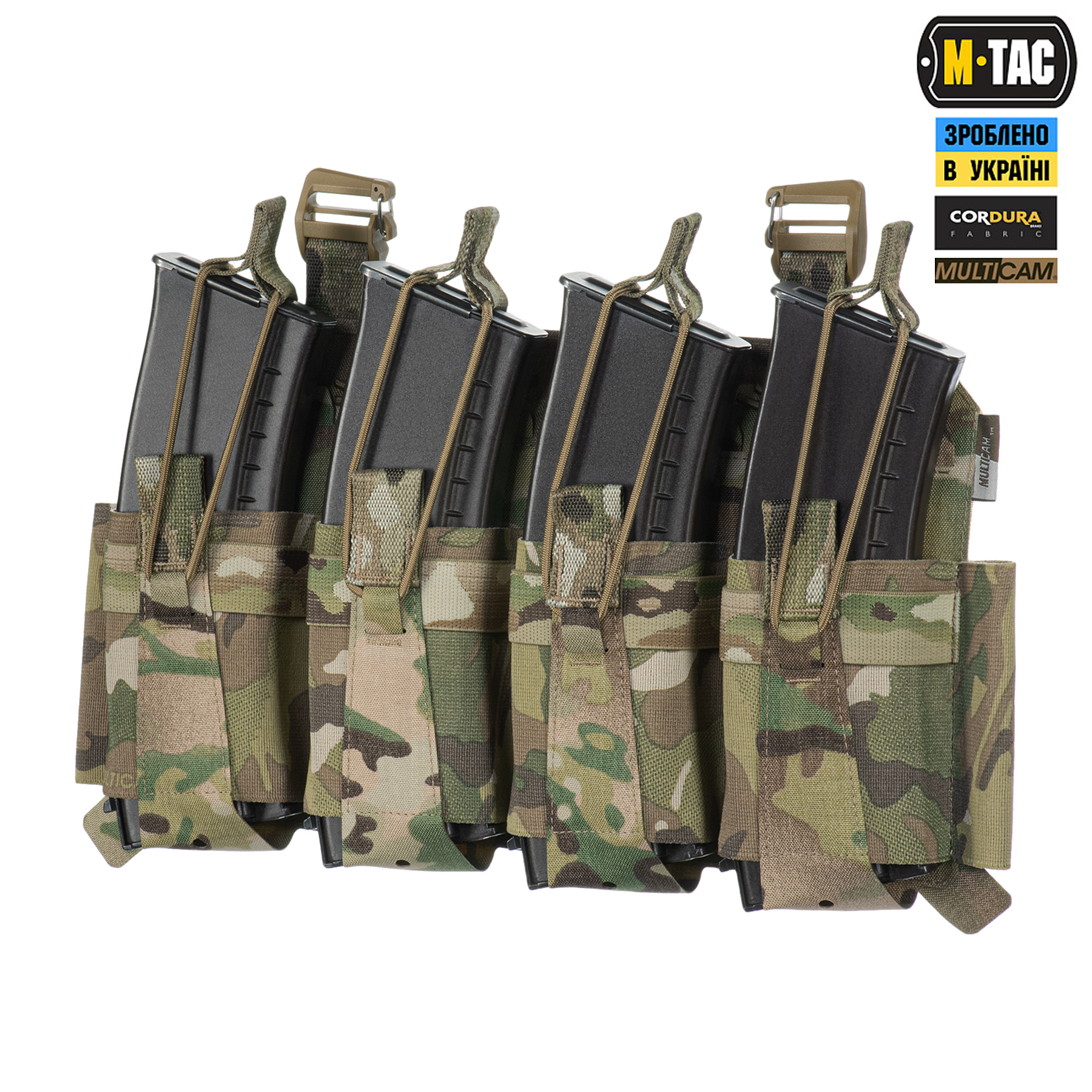 M-Tac передняя панель для чехла бронежилета Sturm на 4 магазина Multicam — 5