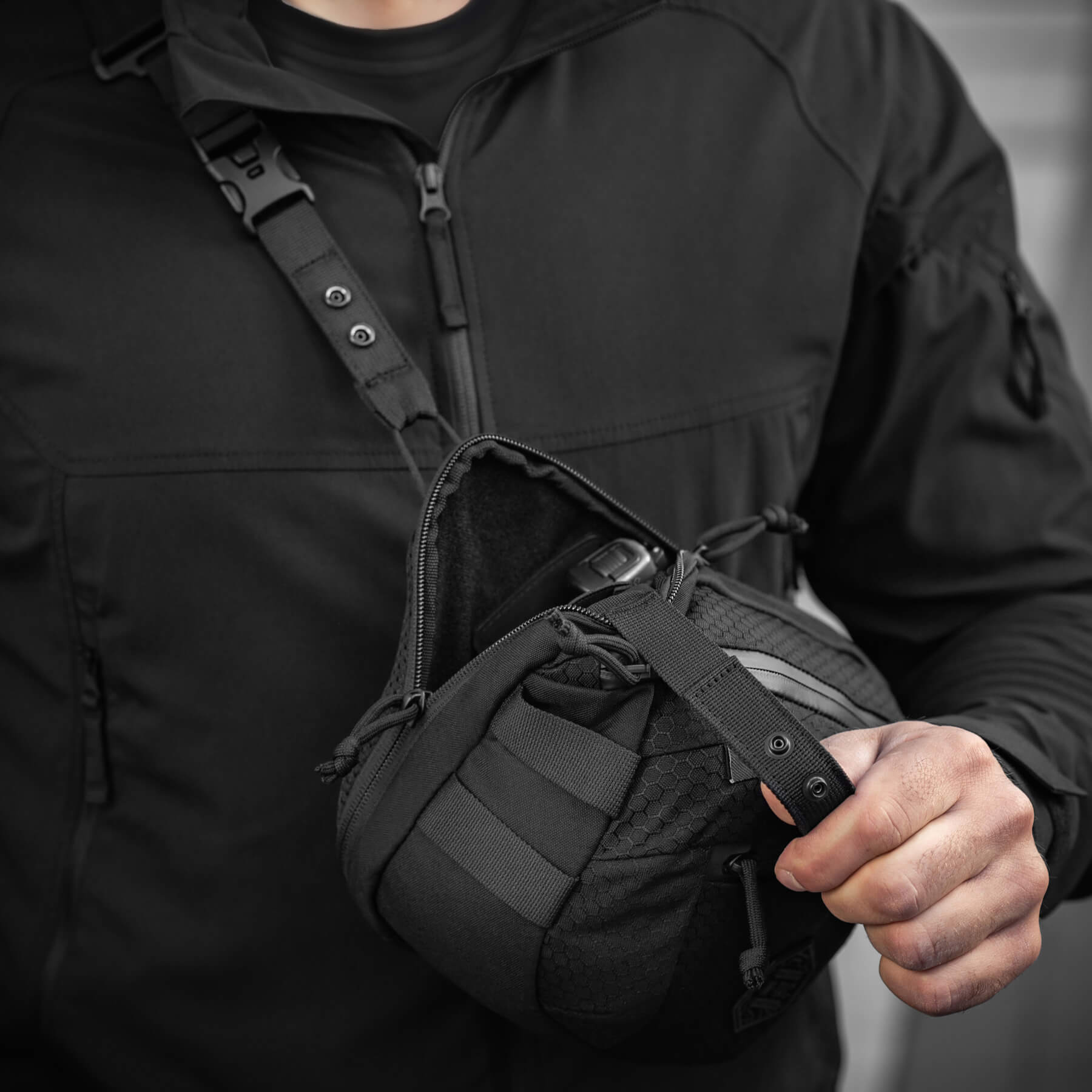 M-Tac сумка Sphaera Hex Hardsling Bag Gen.II Black — 32