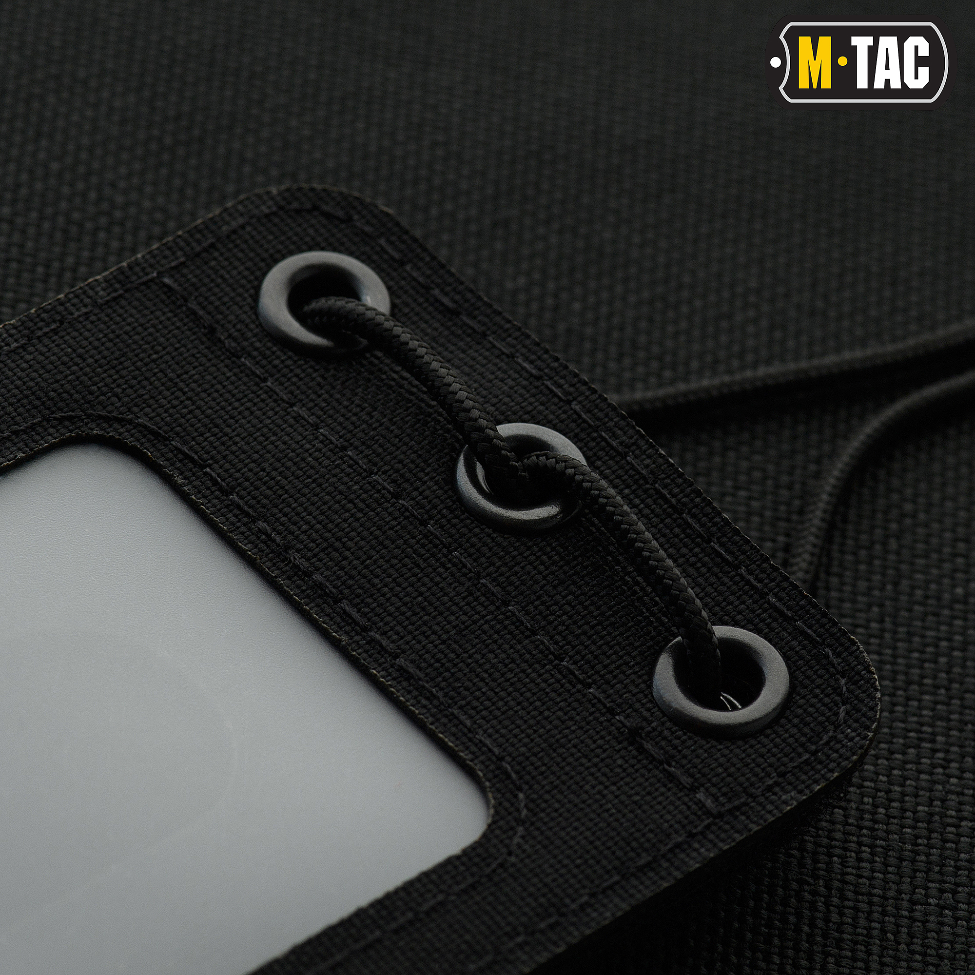 M-Tac бейдж с прозрачной панелью Black — 8