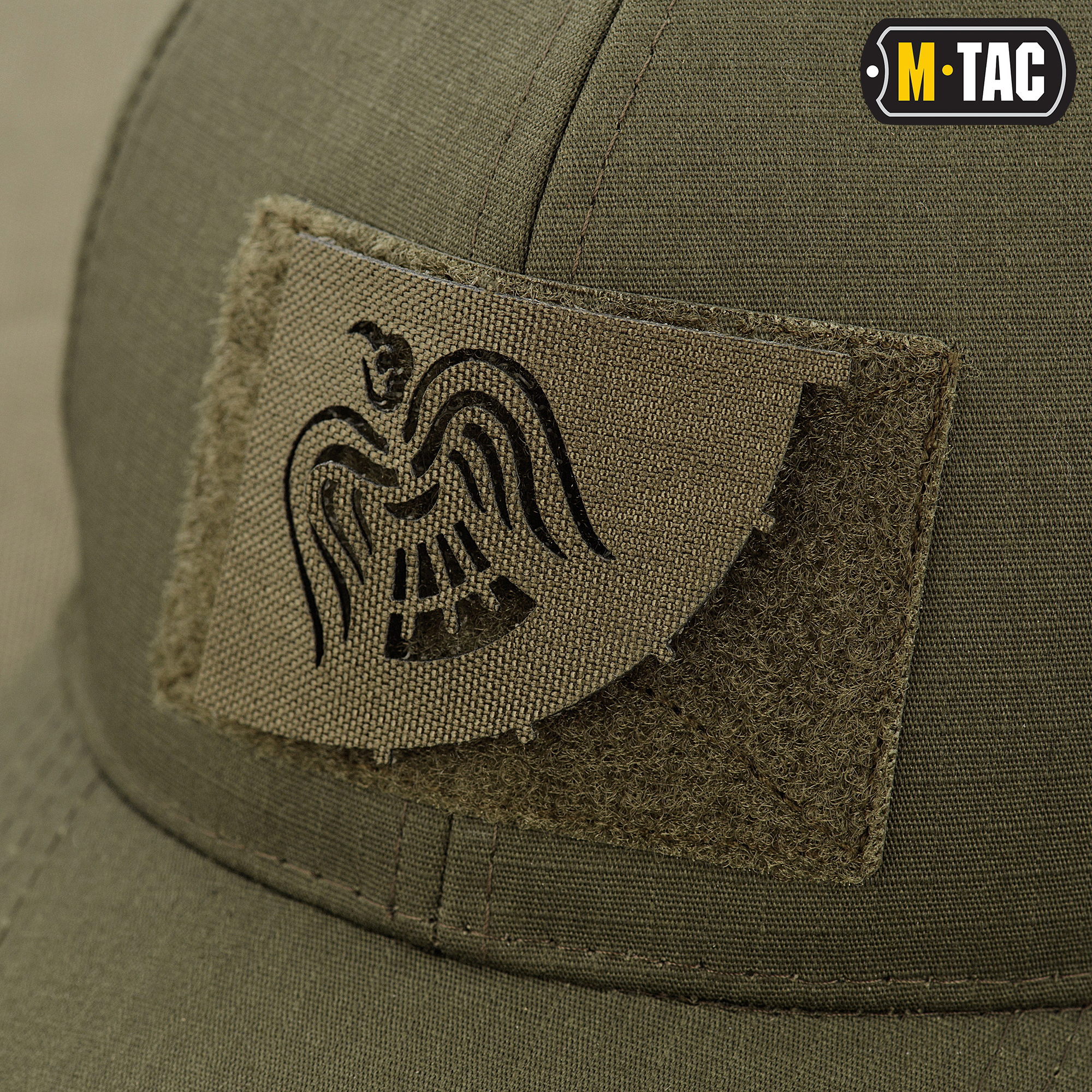 M-Tac нашивка Стяг Крука сквозная Laser Cut Ranger Green — 4