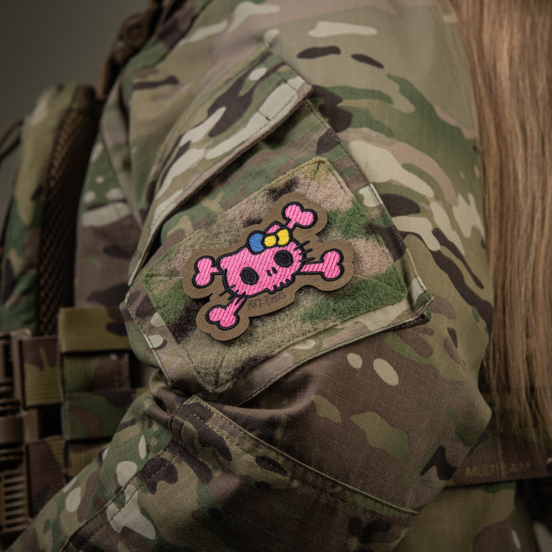 M-Tac нашивка KITTY (вышивка) Pink/Coyote — 4