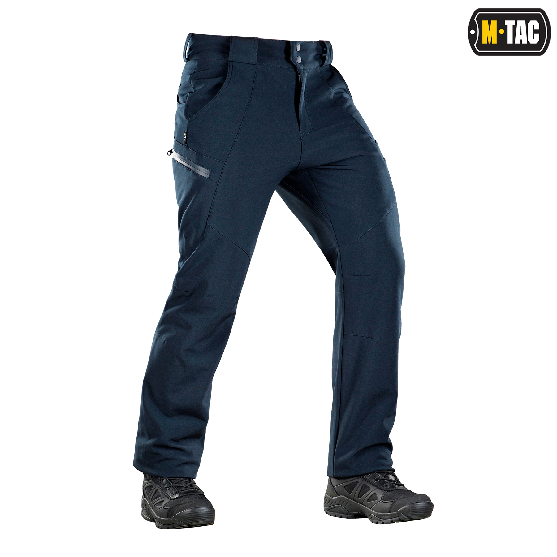 M-Tac брюки Soft Shell Winter Dark Navy Blue — 4