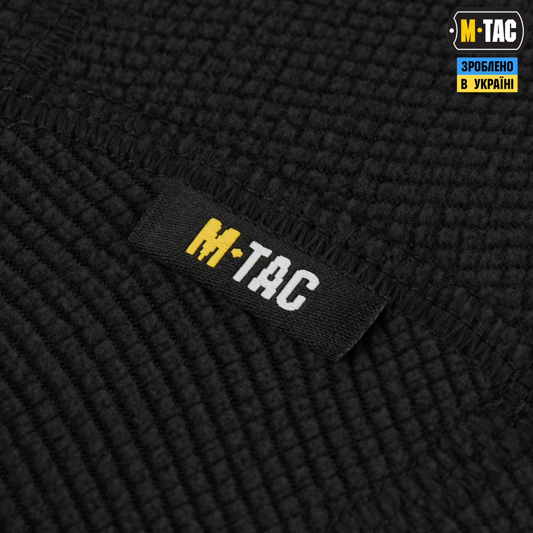 M-Tac шарф-труба анатомический микрофлис рип-стоп Black — 5
