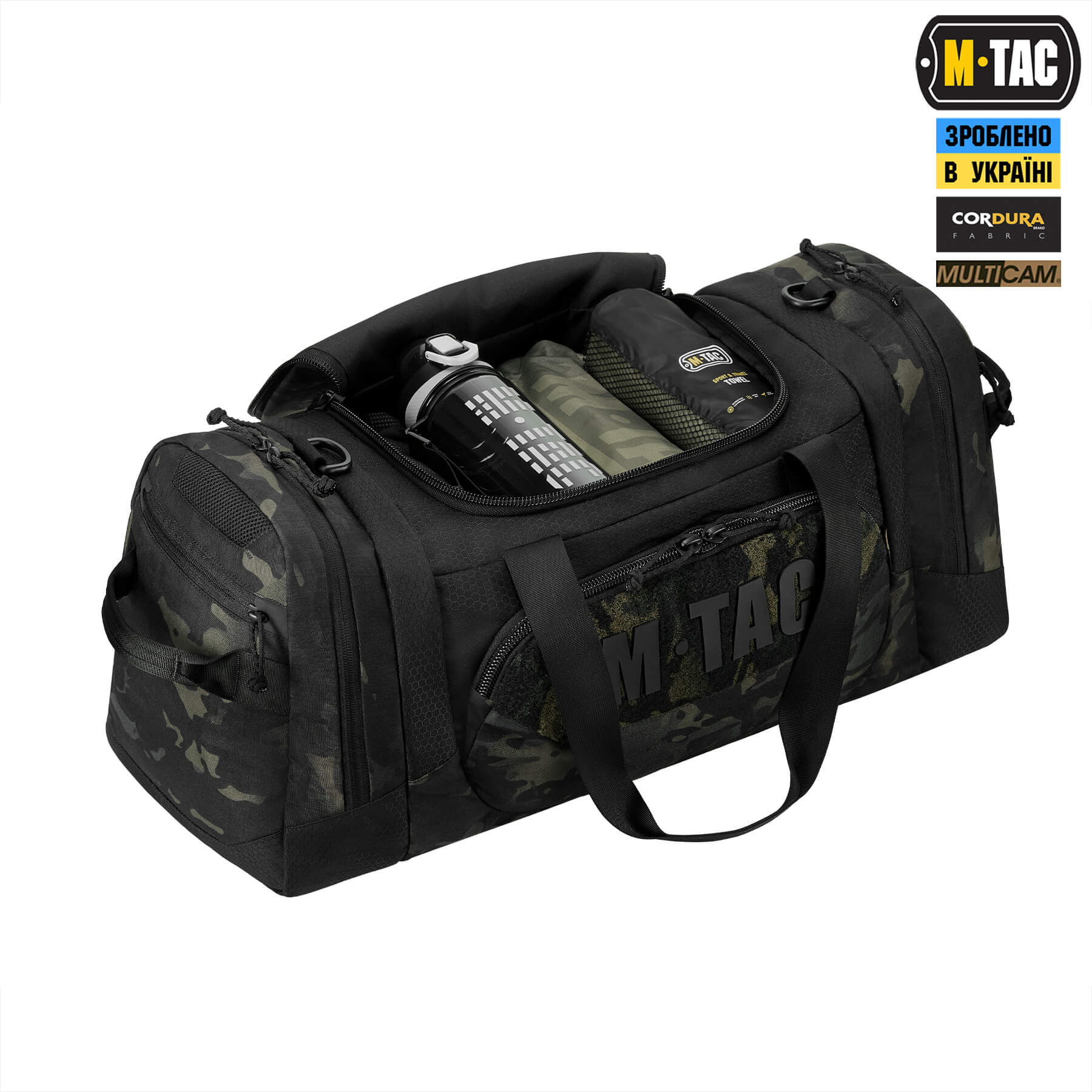 M-Tac сумка-баул Sport 38л Elite Multicam Black — 9