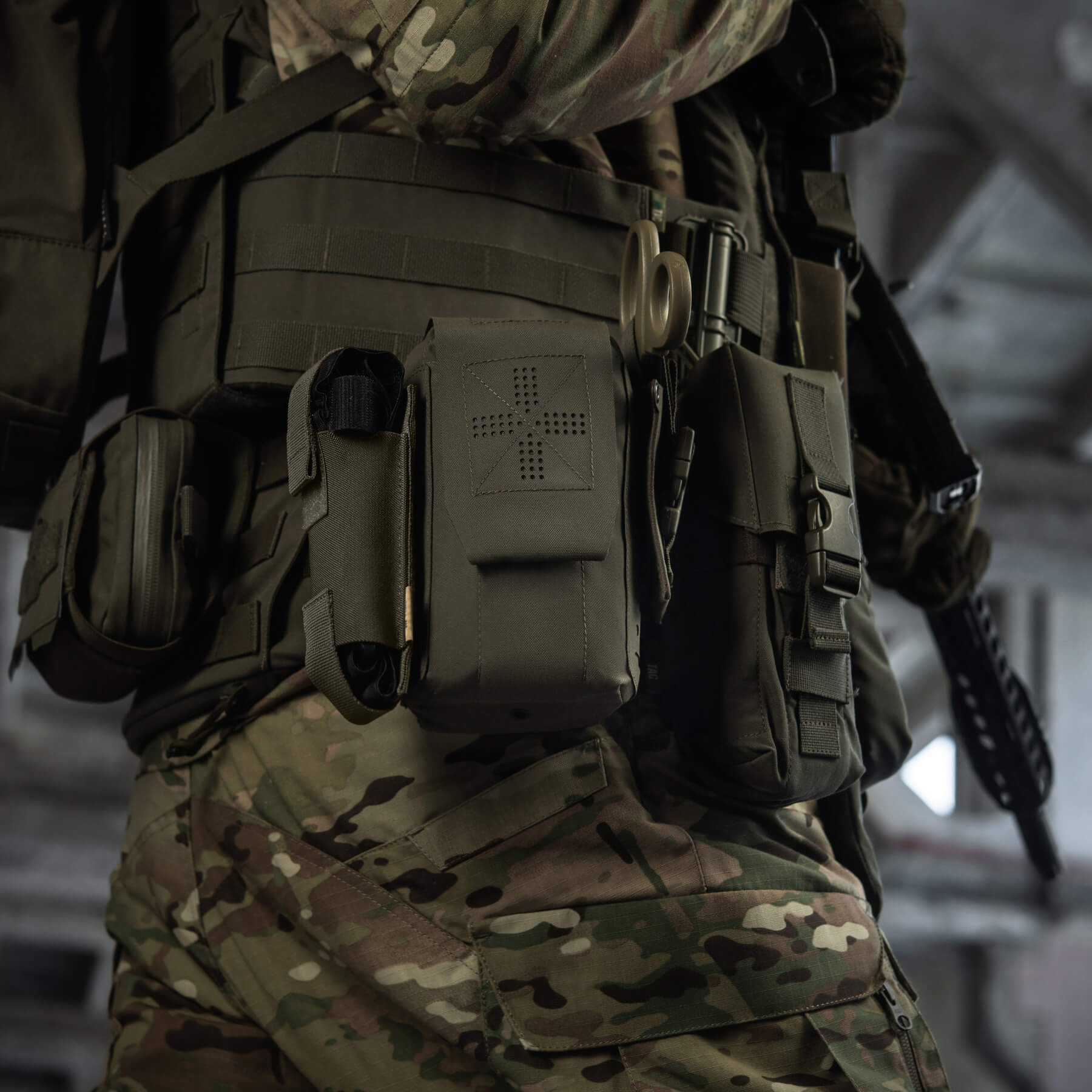 M-Tac подсумок медицинский вертикальный Small Gen.II Elite Ranger Green — 14