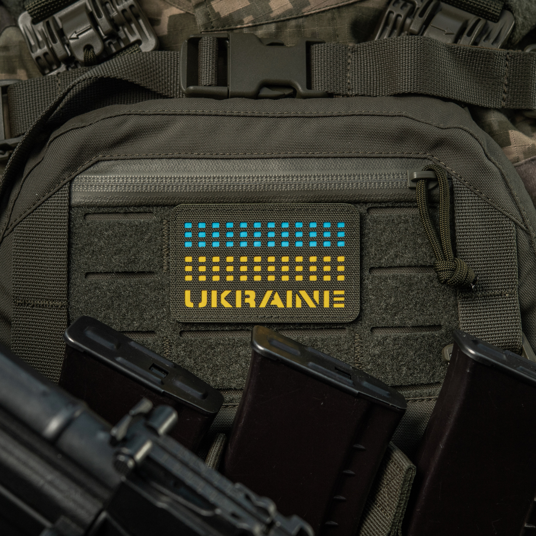 M-Tac нашивка Ukraine Laser Cut Ranger Green/Yellow/Blue/GID — 7