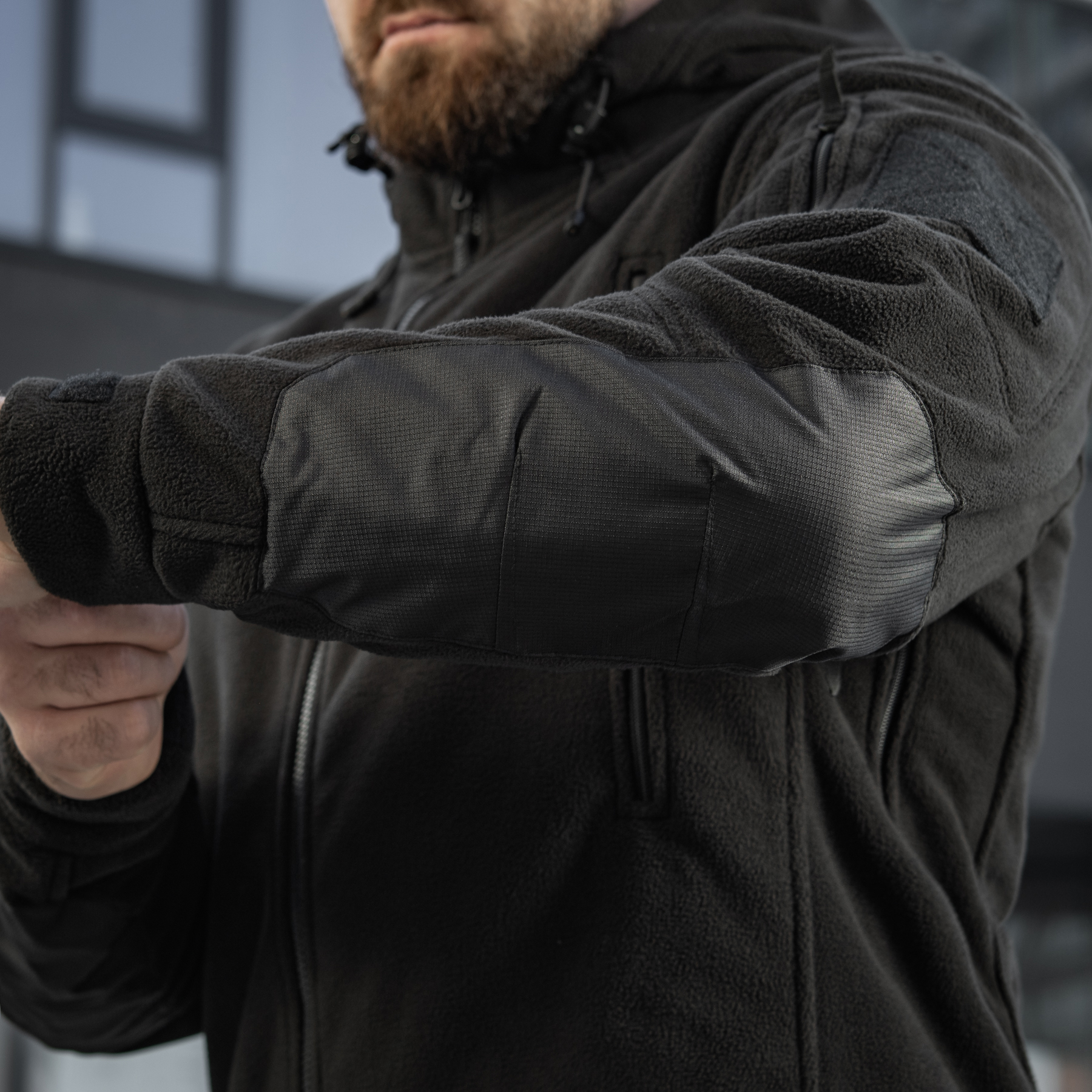 M-Tac куртка флисовая Windblock Division Gen.II Black — 19