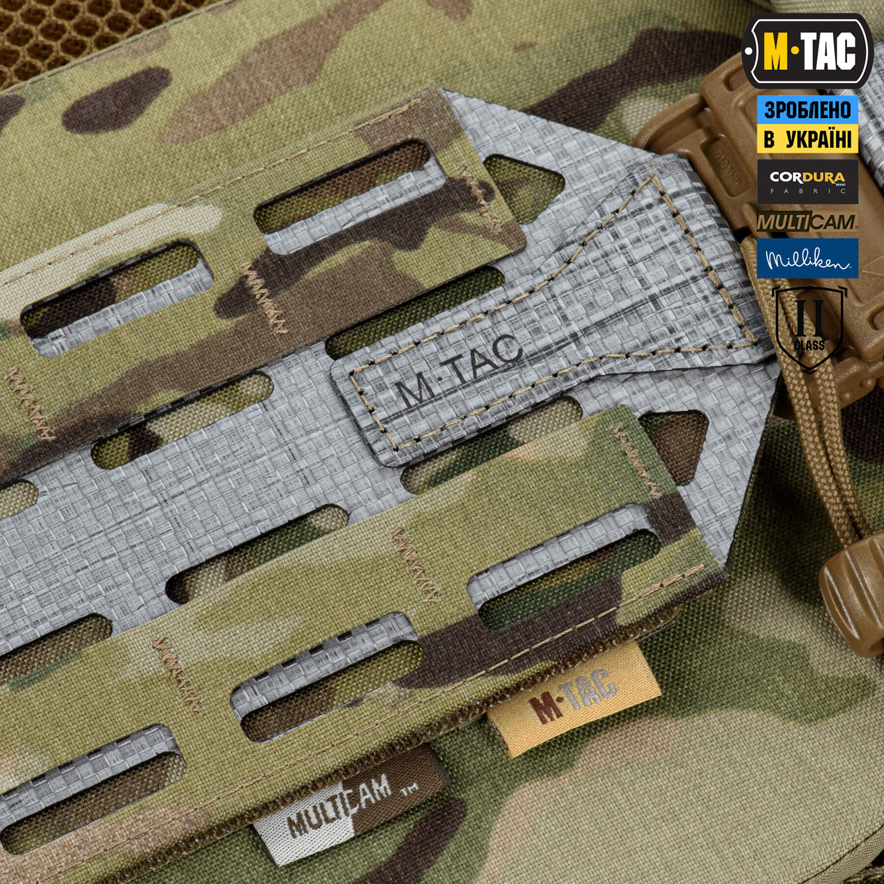 M-Tac плитоноска Cuirass Tiger Elite 2 класс защиты (размер плиты M) Multicam — 9