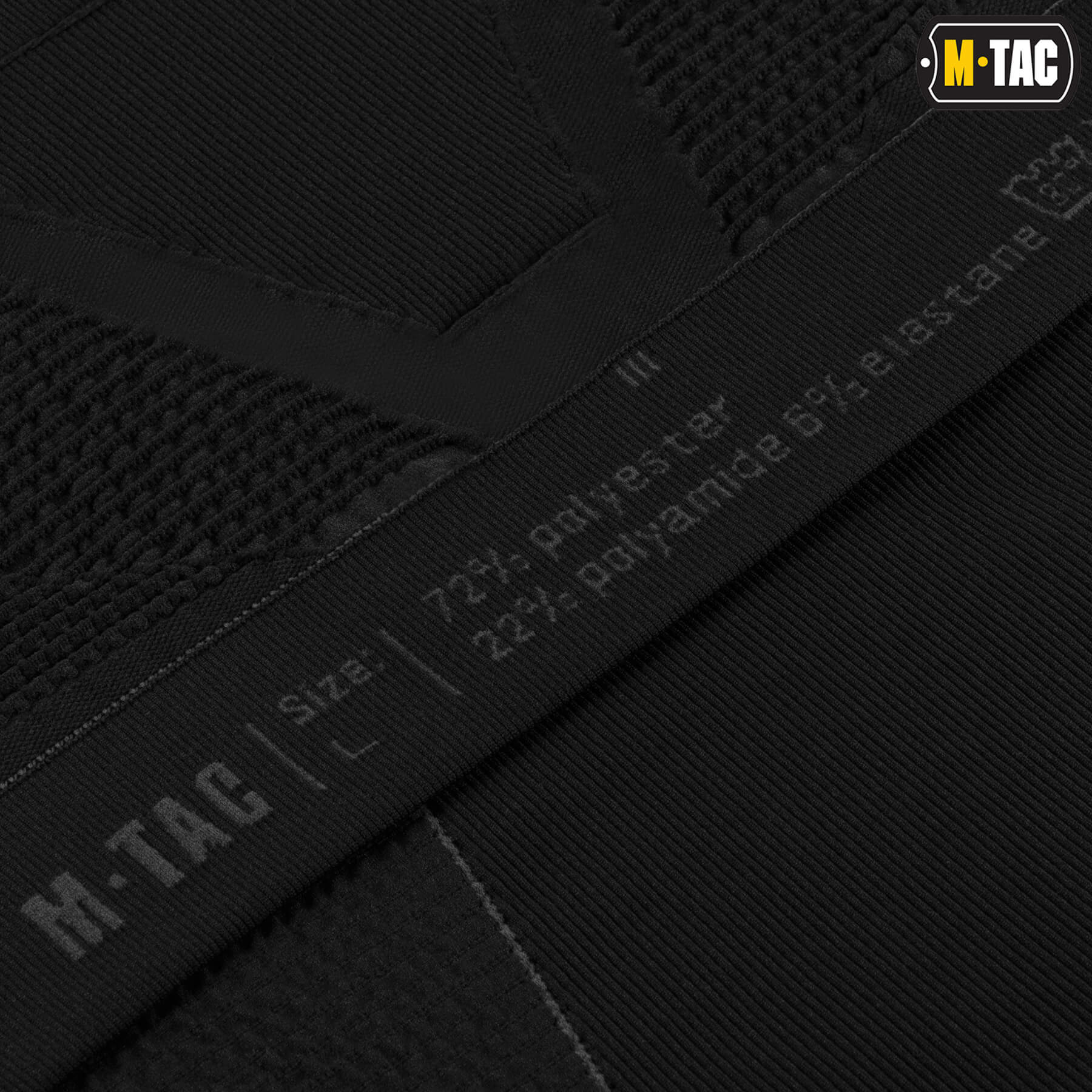 M-Tac терморубашка компрессионная Black/Dark Grey — 15