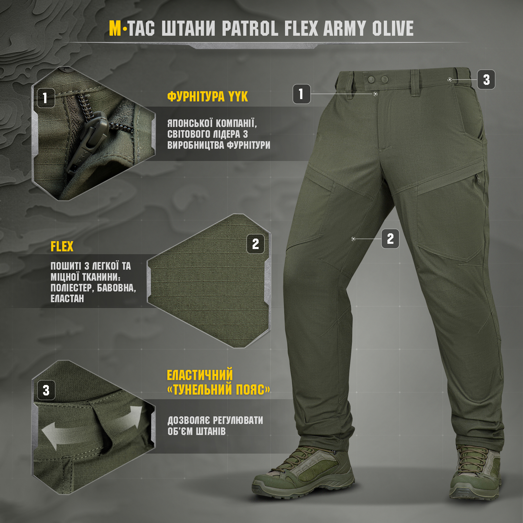 M-Tac брюки Patrol Flex Army Olive — 7