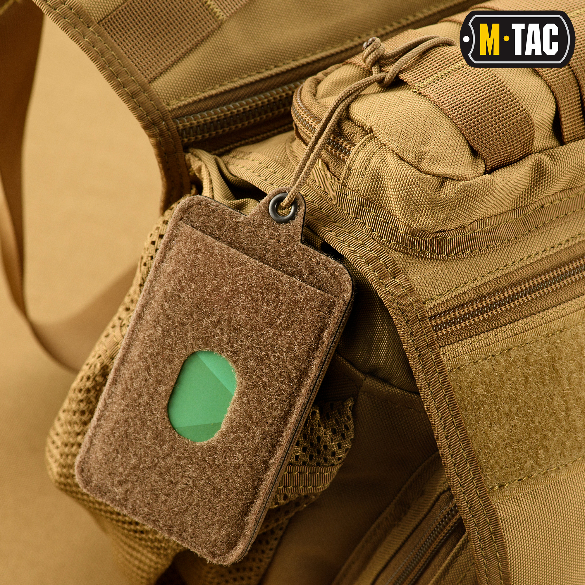 M-Tac панель для нашивок подвесная с карманом для ID-карты Coyote — 8