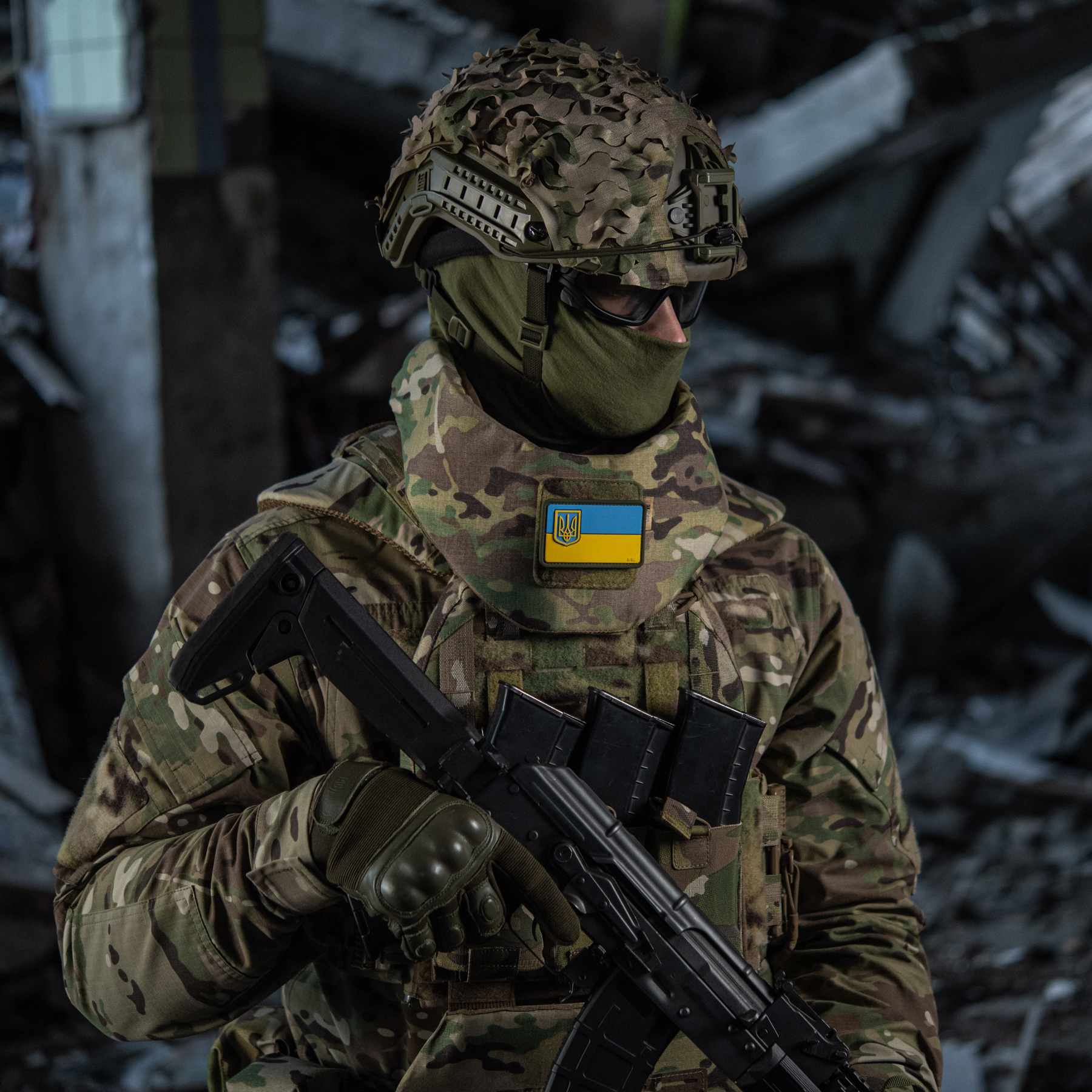 M-Tac нашивка флаг Украины с малым гербом PVC — 10
