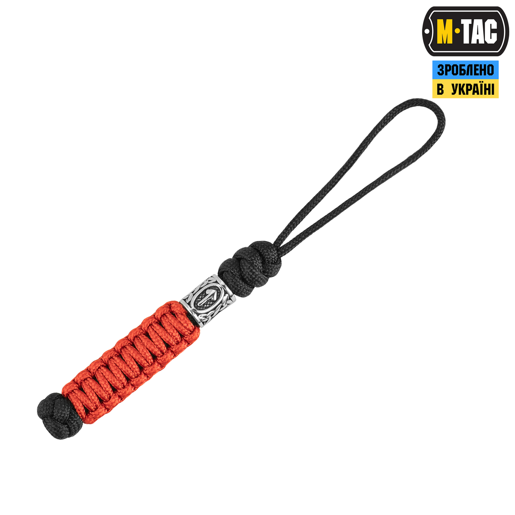 M-Tac темляк Teivaz rune Steel Black&Red — 2