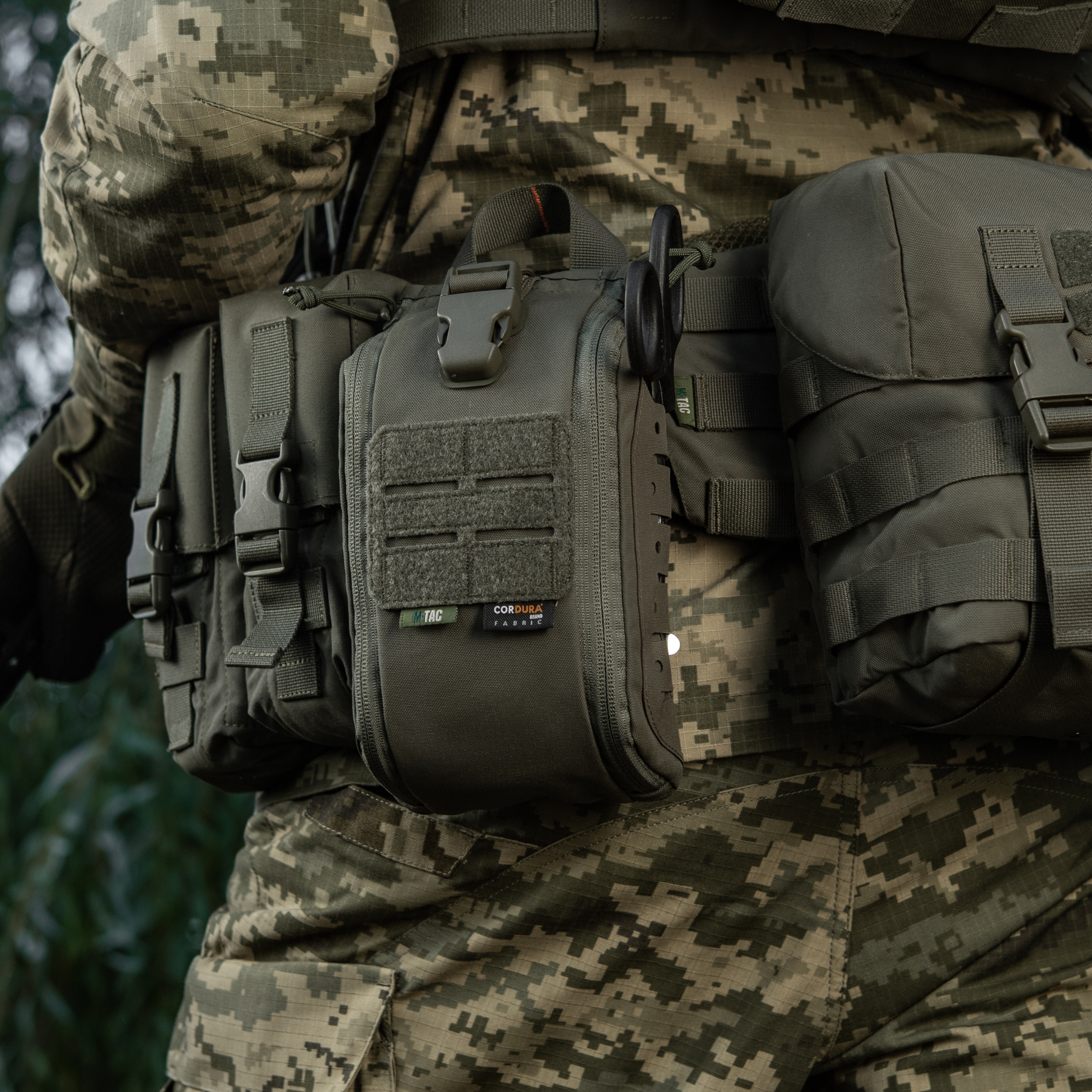M-Tac подсумок медицинский Elite Rip Off Gen.II Ranger Green — 18