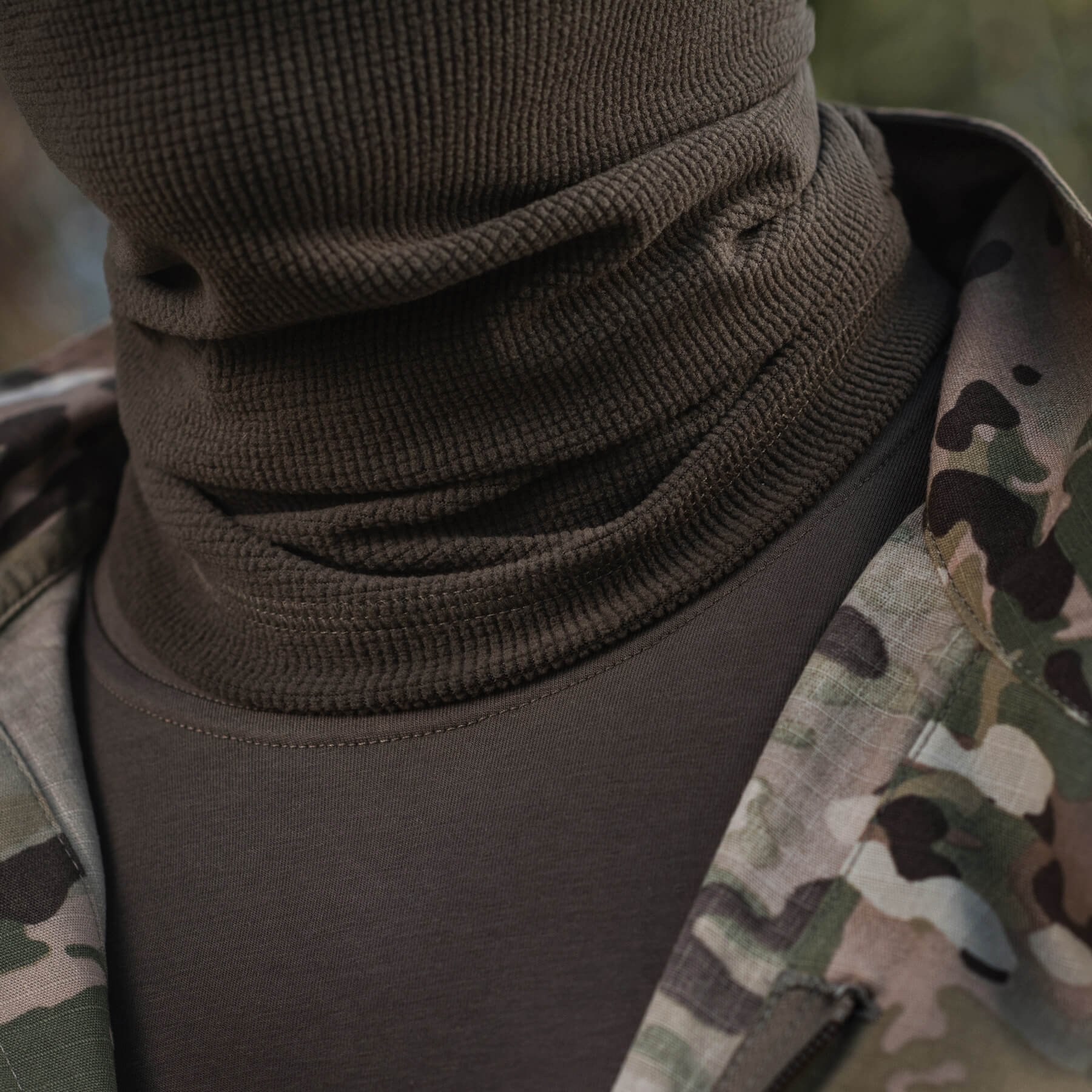 M-Tac шарф-труба длинный микрофлис рип-стоп Dark Olive — 15