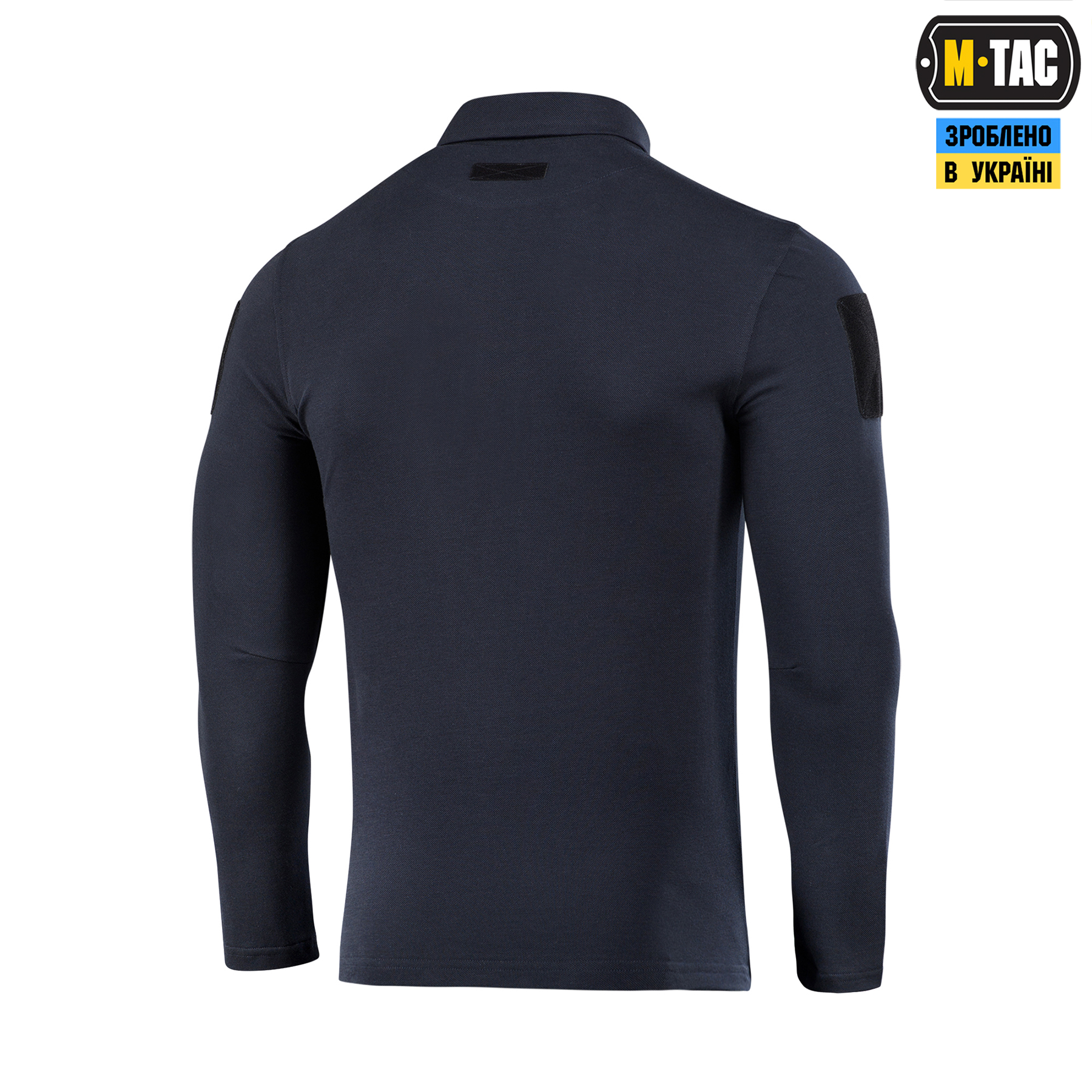 M-Tac поло тактическое длинный рукав 65/35 Dark Navy Blue — 5
