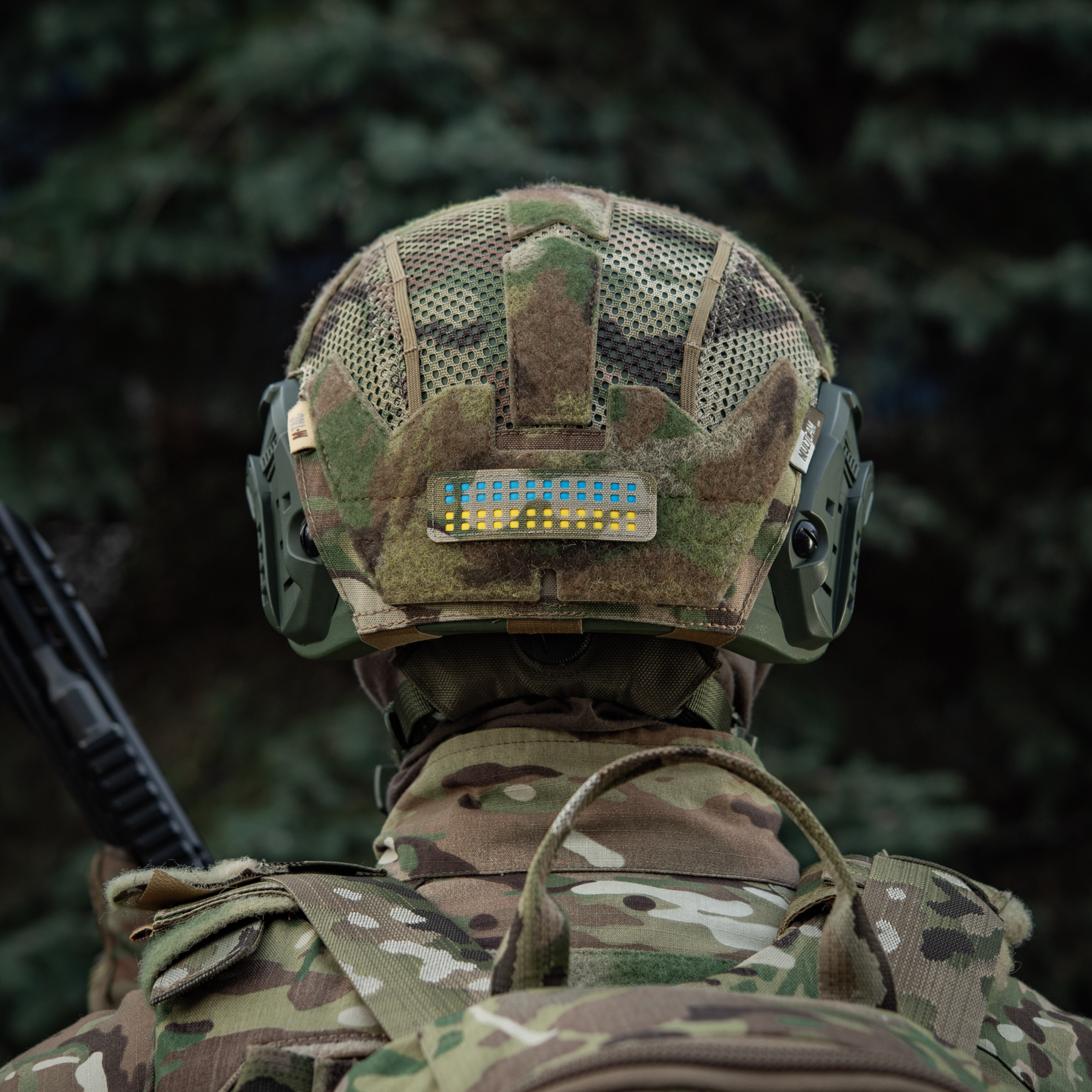 M-Tac нашивка флаг Украины 25х80 Laser Cut Multicam/Yellow/Blue/GID — 16