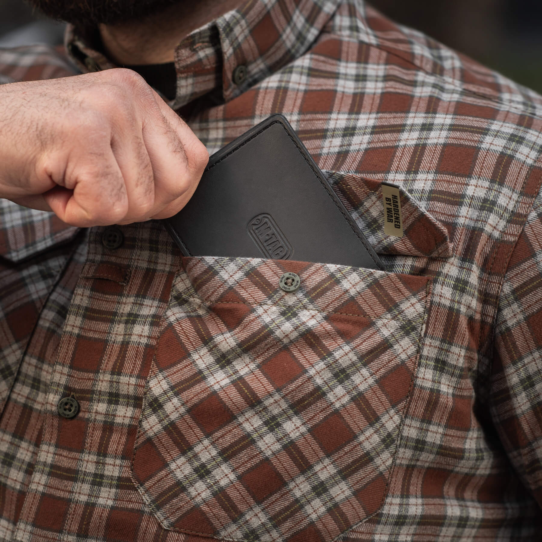 M-Tac рубашка Lumberjack Cotton Shirt Brown/Grey — 23