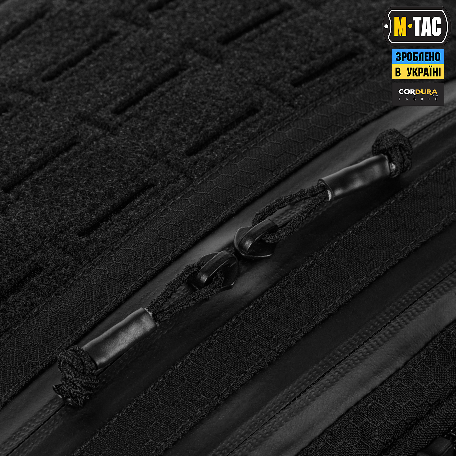 M-Tac сумка Admin Bag Medium Elite с липучкой Hex Black — 9