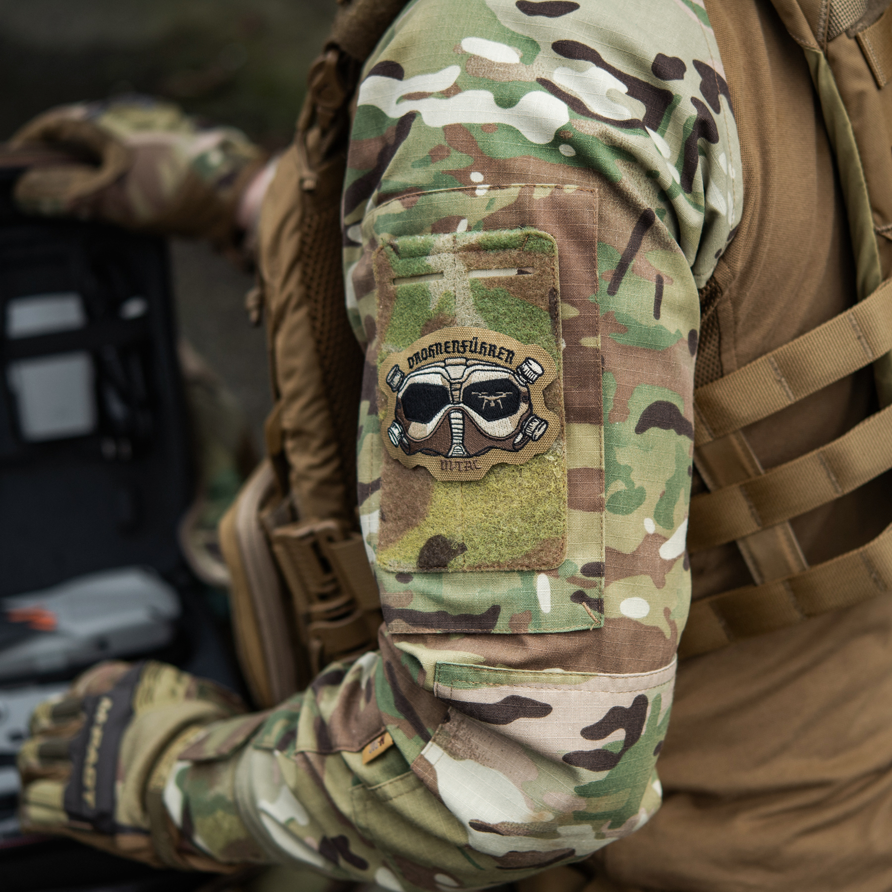 M-Tac нашивка Drohnenführer (вышивка) Coyote — 5