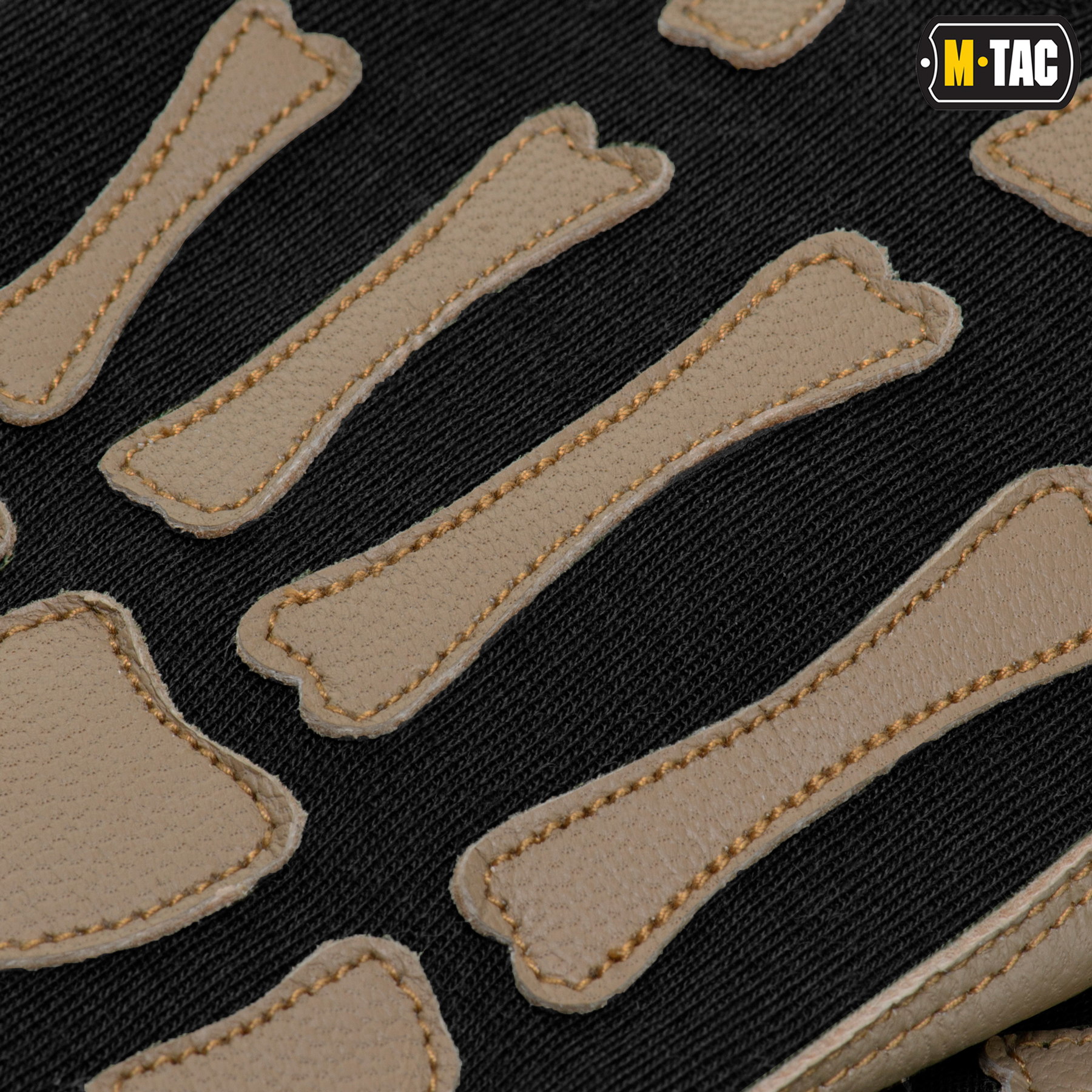 M-Tac перчатки Skeleton Nomex Black/Coyote — 7