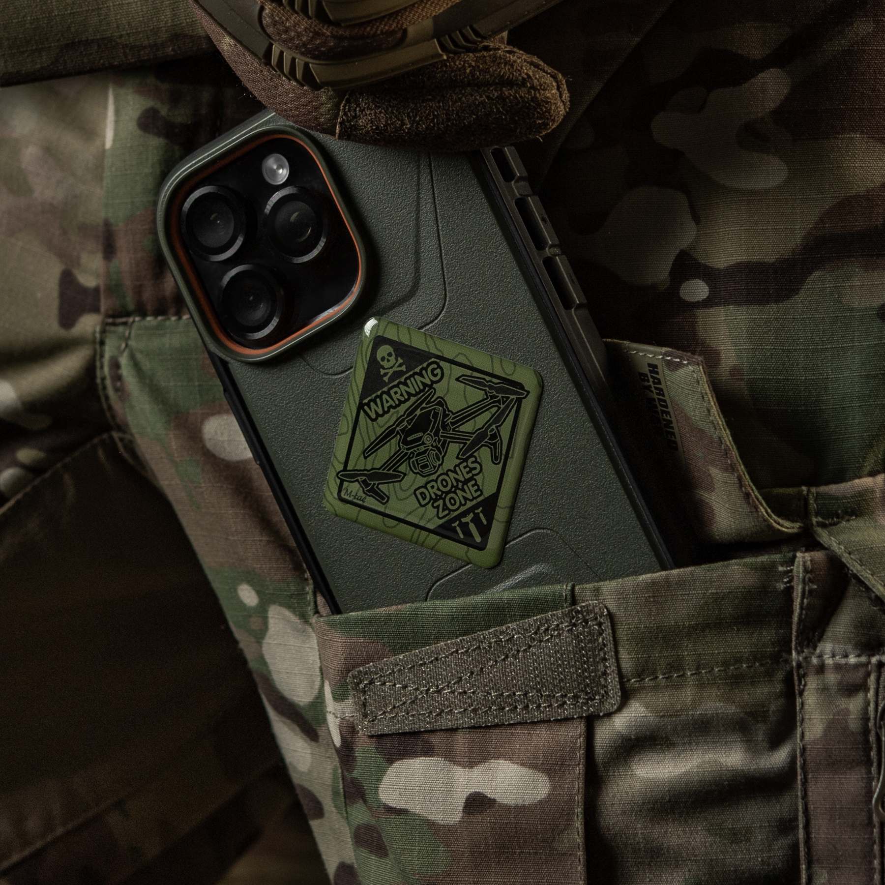 M-Tac наклейка обємна Drones Zone Olive — 12