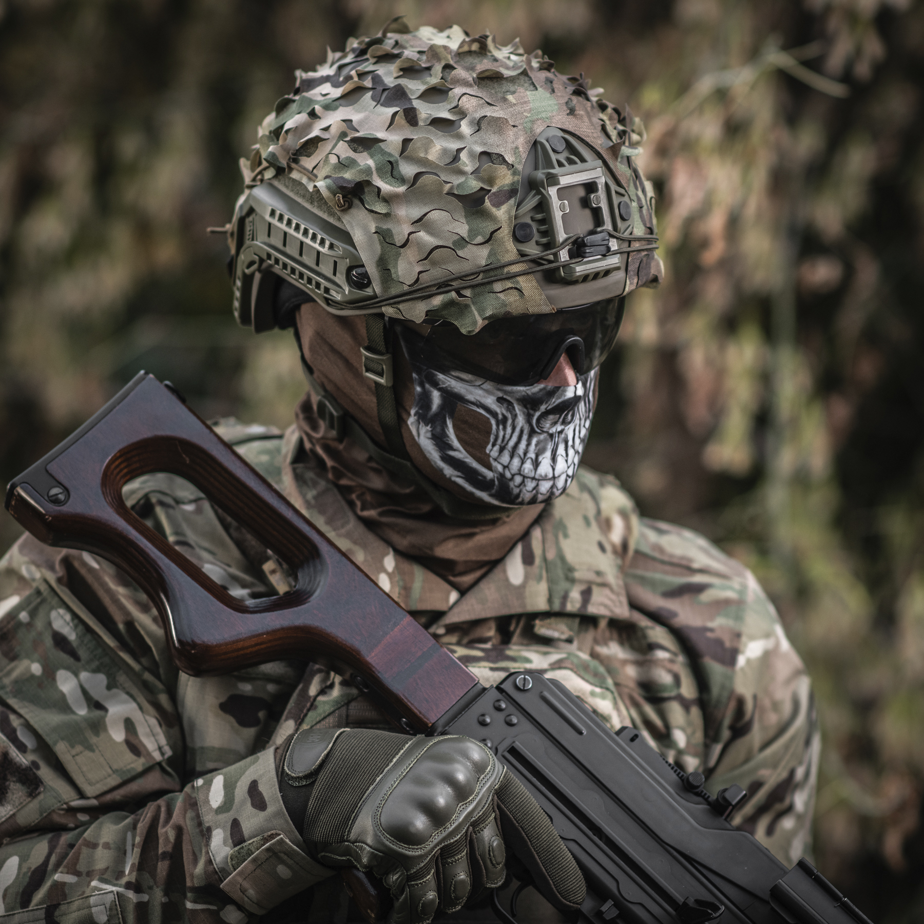 M-Tac шарф-труба облегченный Reaper Skull Coyote — 11