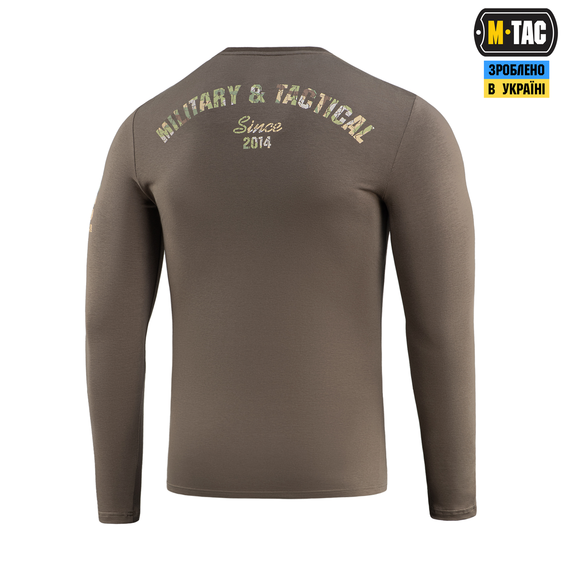 M-Tac футболка Logo длинный рукав Dark Olive — 5