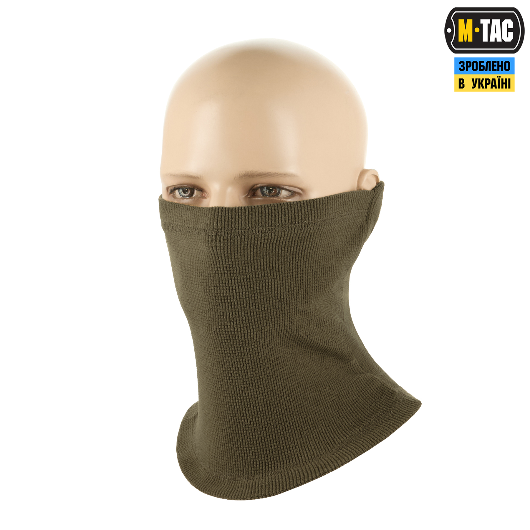 M-Tac балаклава-ниндзя Basic микрофлис рип-стоп Dark Olive — 4