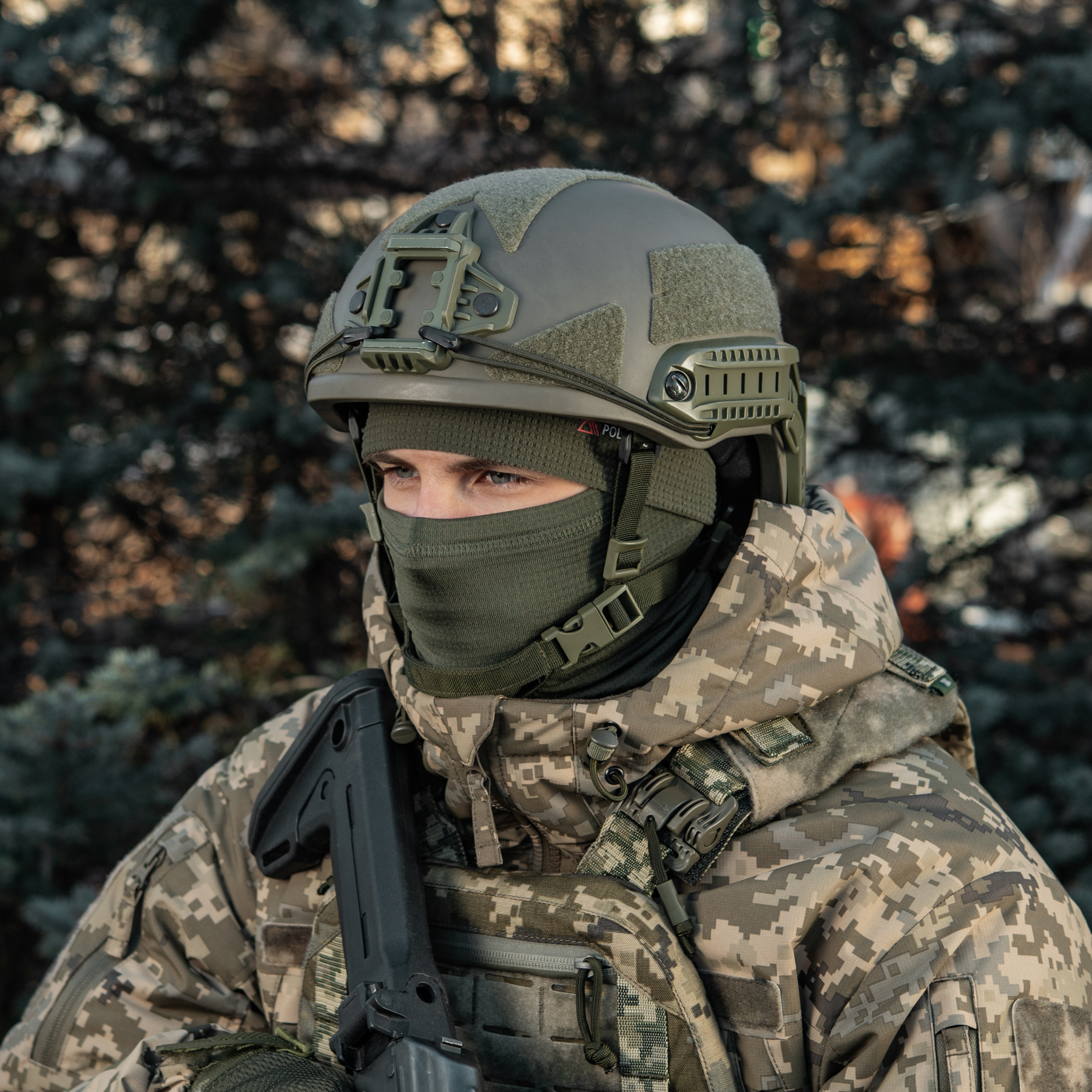 M-Tac шапка-подшлемник Polartec Army Olive — 16