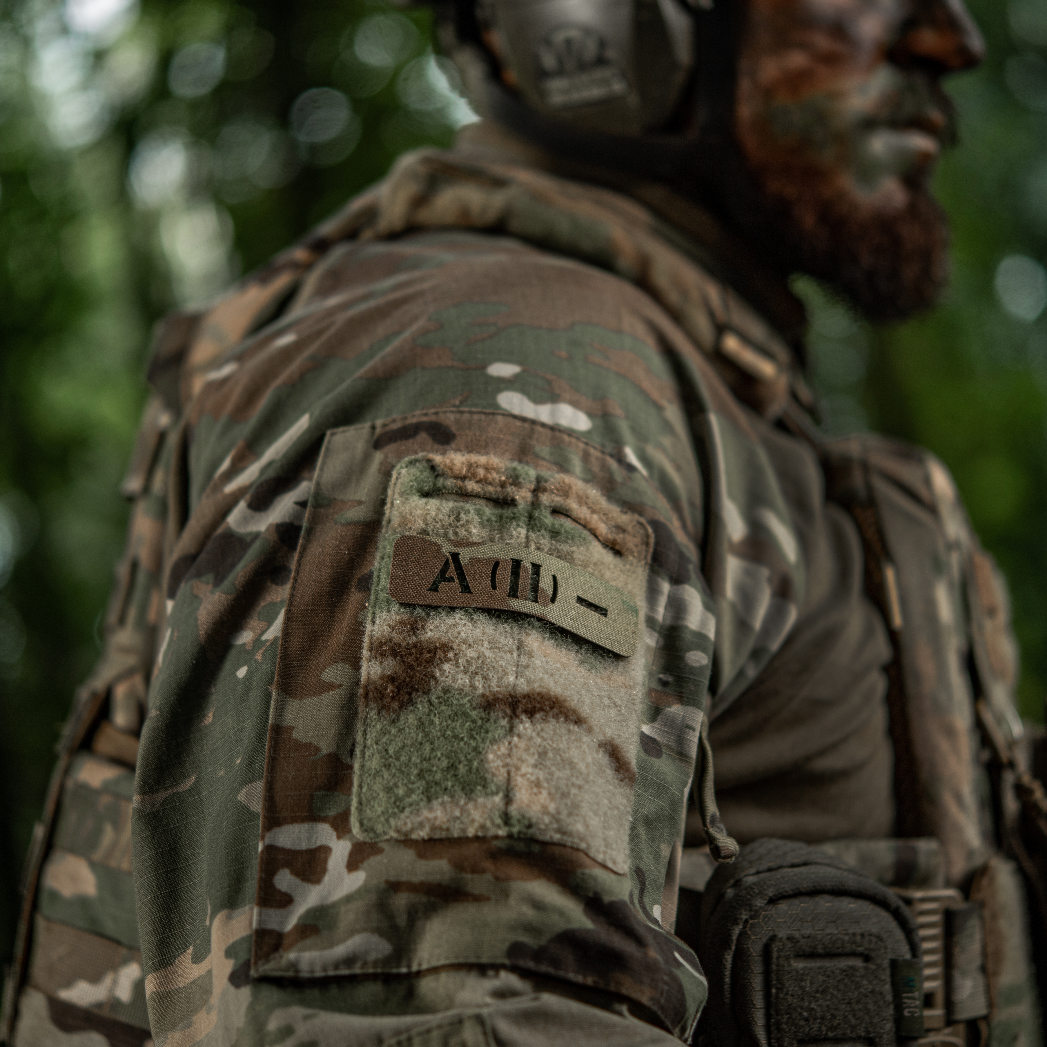 M-Tac нашивка группа крови A (II) - сквозная Laser Cut 25х80 Multicam — 6
