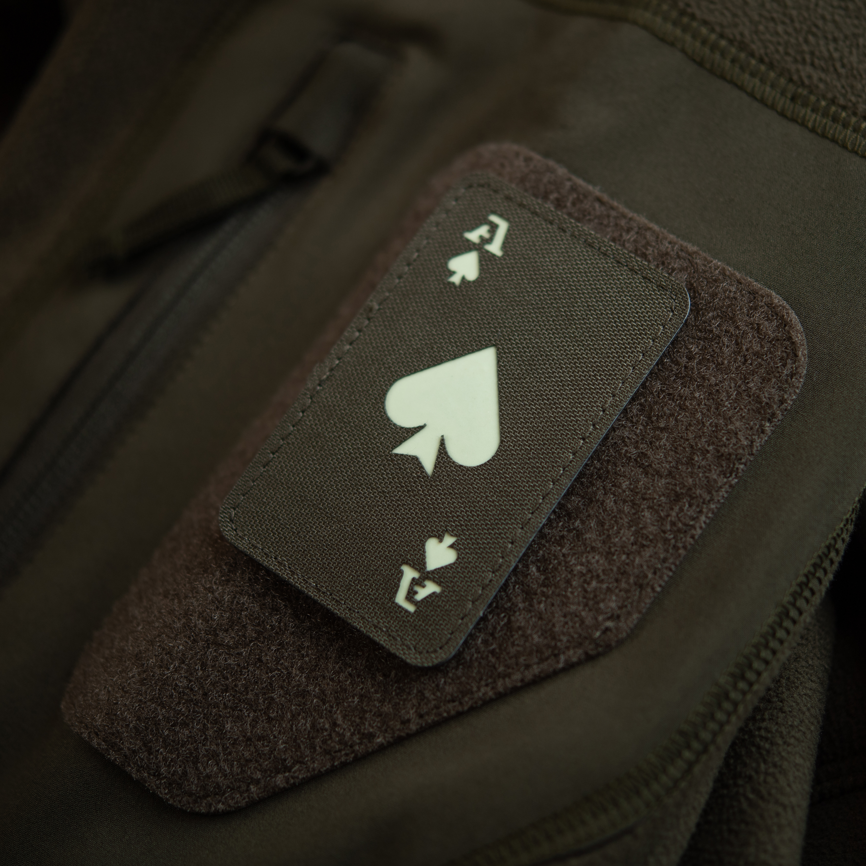 M-Tac нашивка Ace of Spades Laser Cut Ranger Green/GID — 8