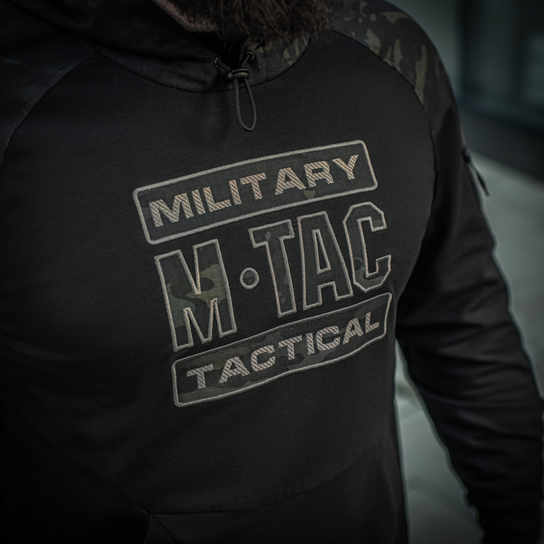 M-Tac кофта Hoodie Combat Black Multicam — 26