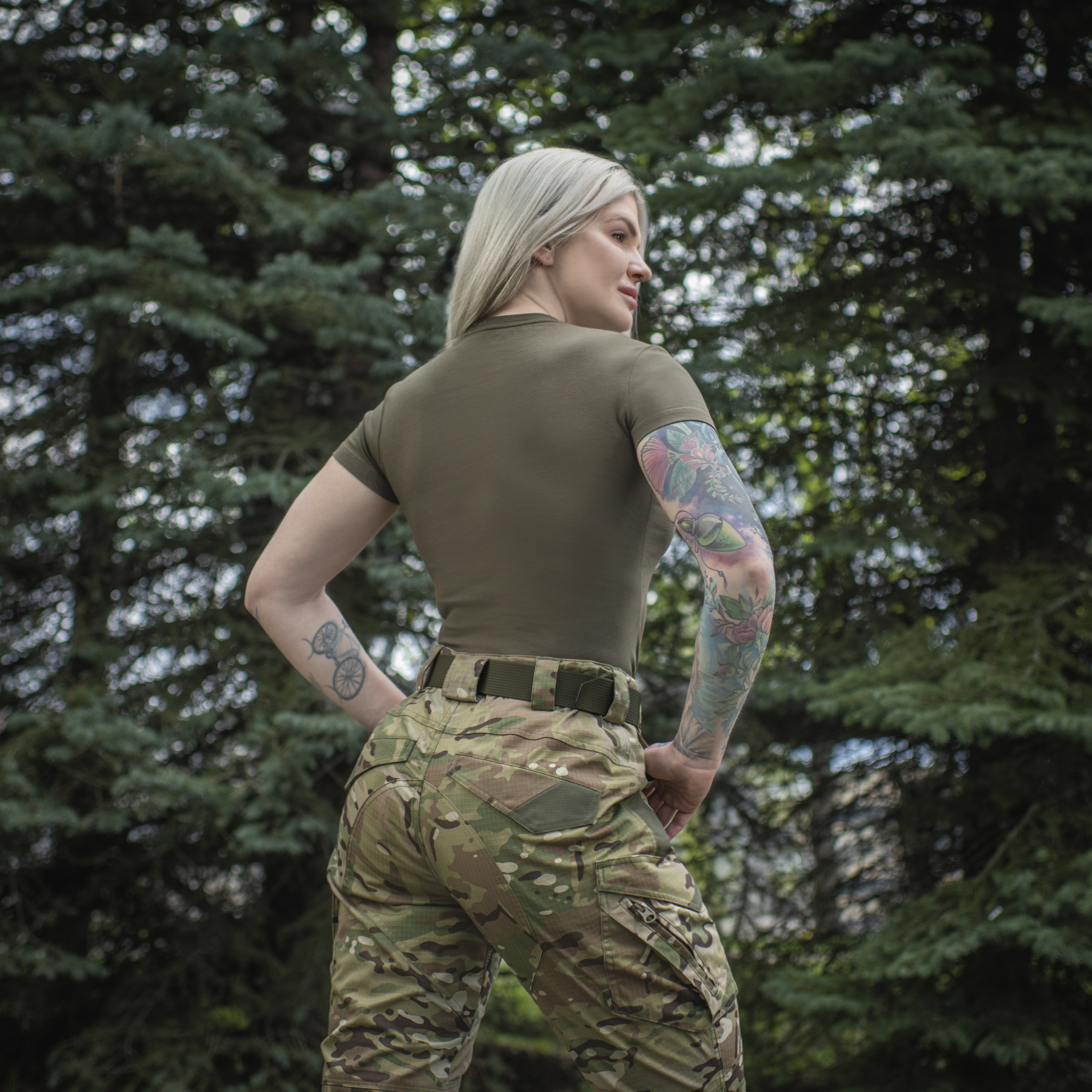M-Tac футболка 93/7 Summer Lady Dark Olive — 8