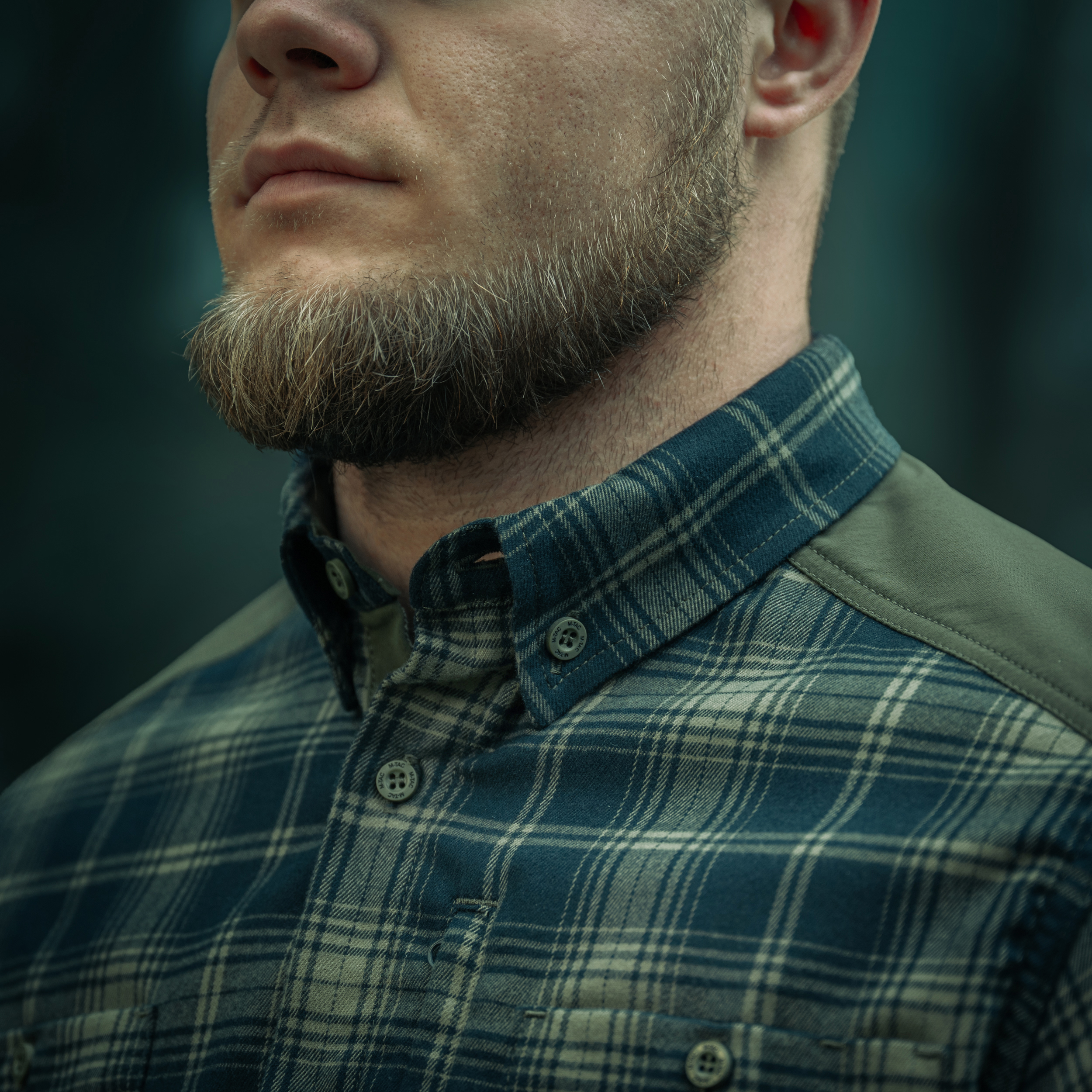 M-Tac рубашка Redneck Shirt Olive/Navy Blue — 11