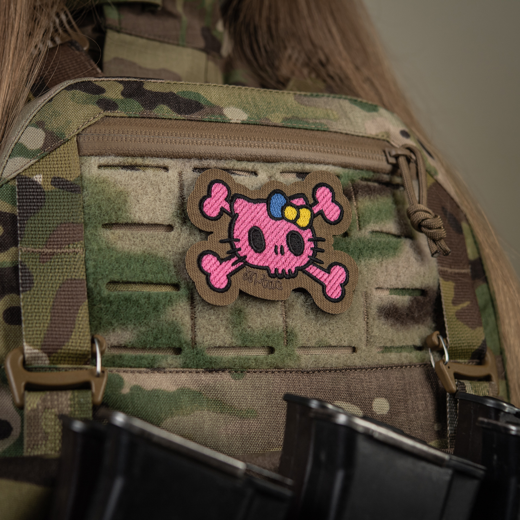 M-Tac нашивка KITTY (вышивка) Pink/Coyote — 7