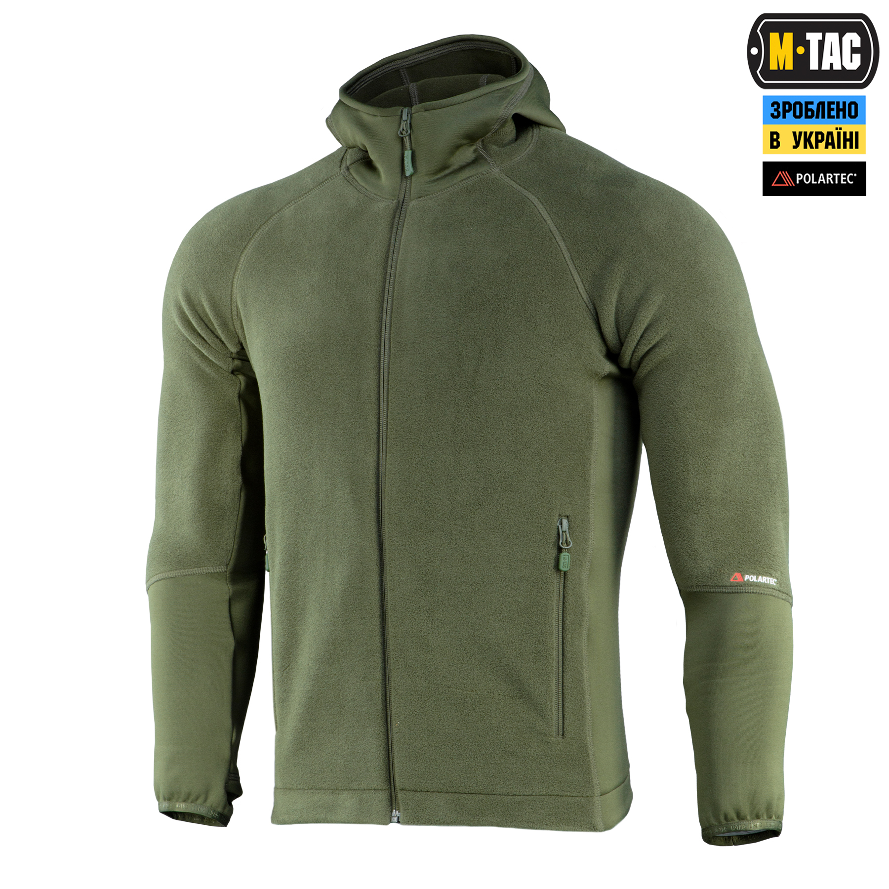 M-Tac кофта Hoodie Polartec Sport Army Olive — 2