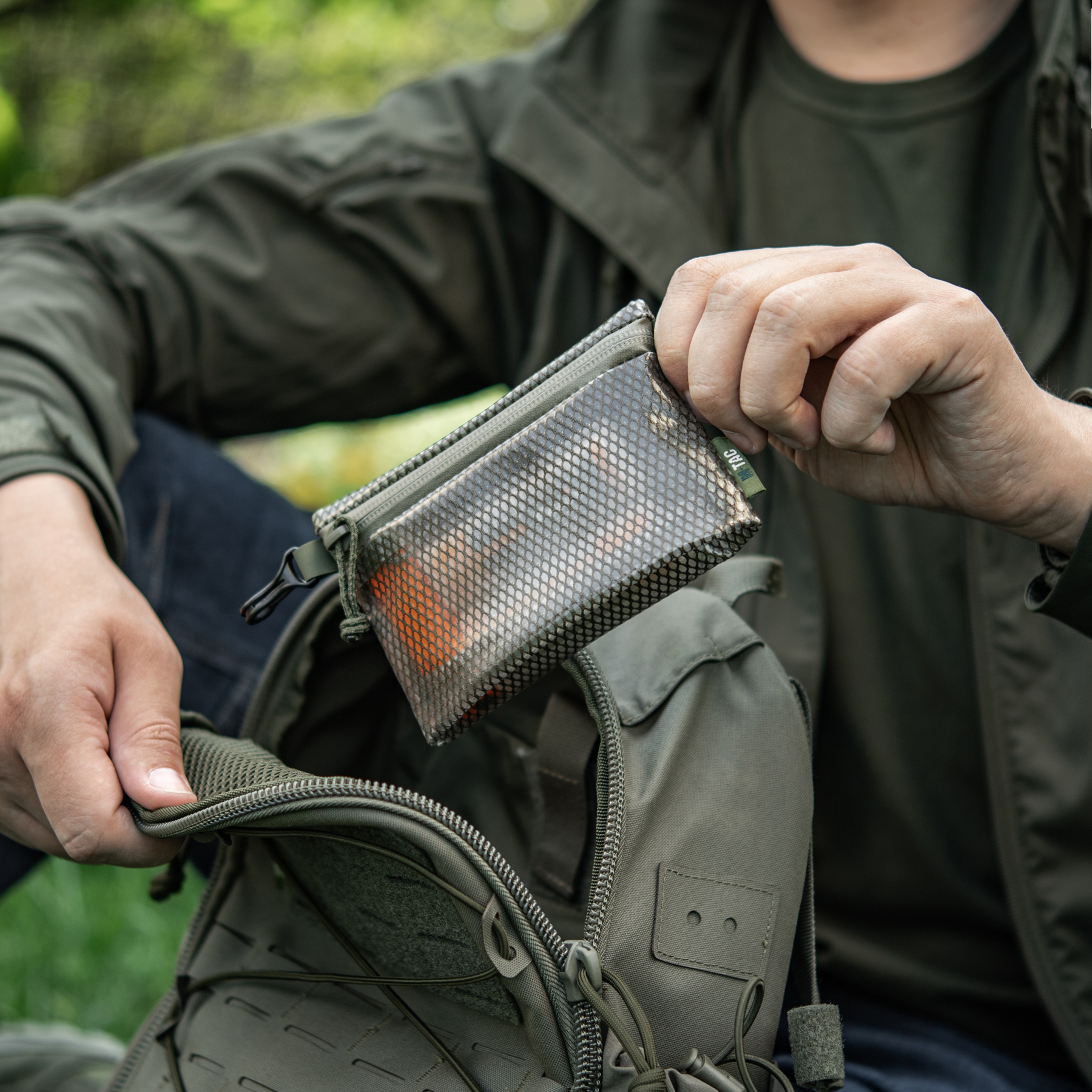 M-Tac комплект органайзеров Zip Pocket Set Elite Ranger Green — 17