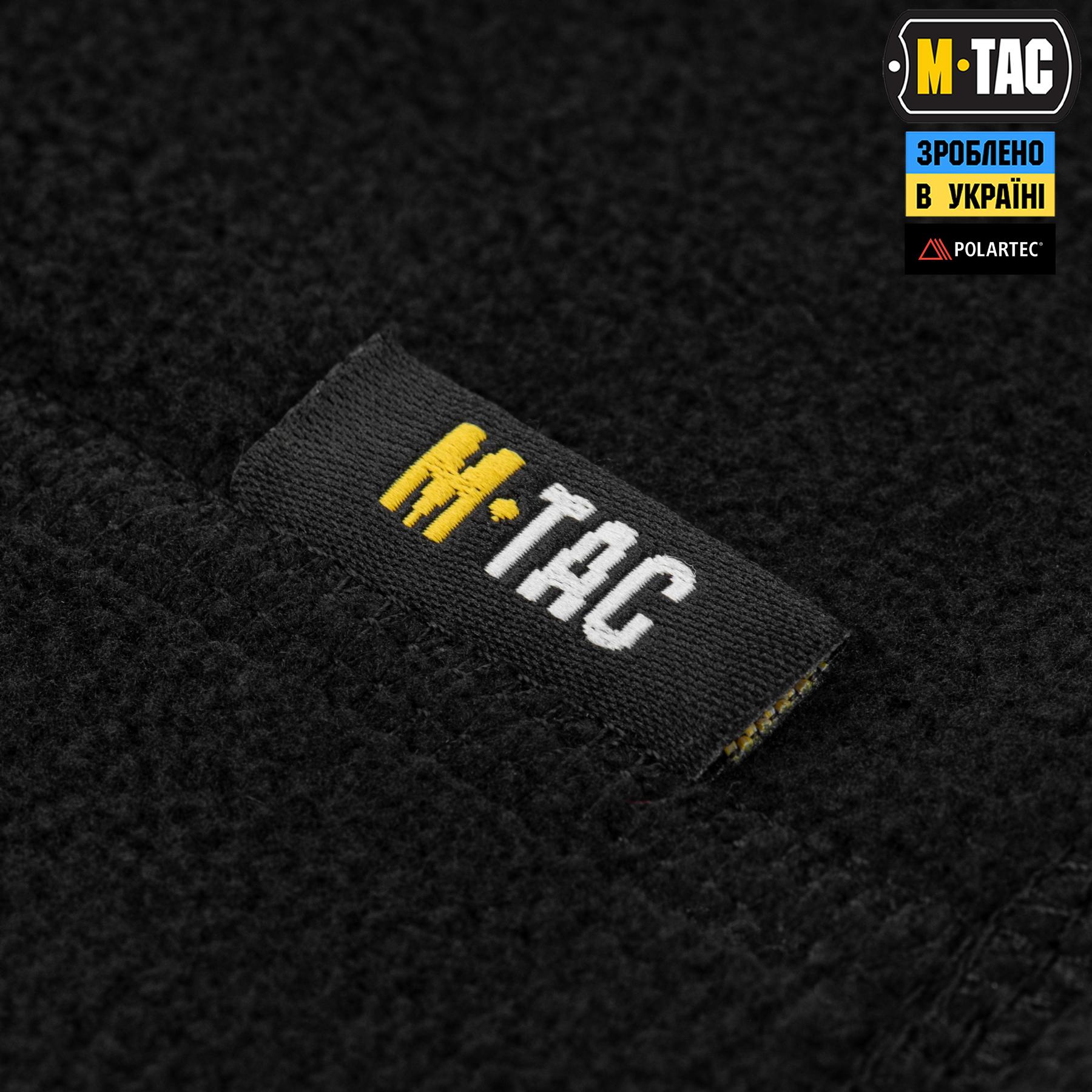 M-Tac шарф-труба Elite короткий с затяжкой флис (320г/м2) Black — 6