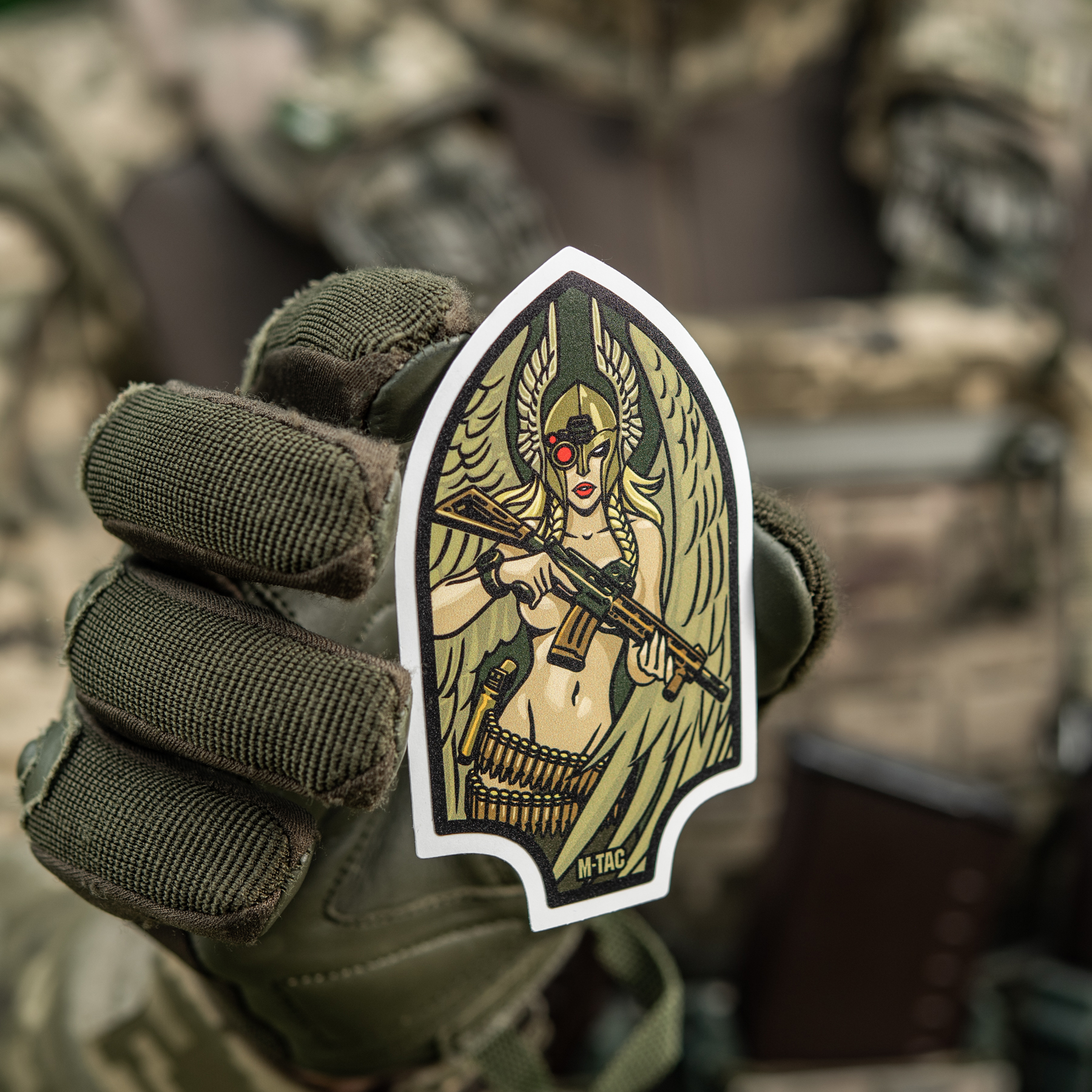 M-Tac наклейка Valkyrie Ranger Green — 4